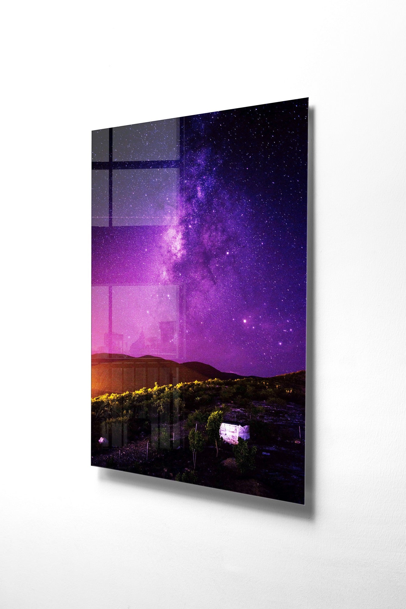 Quadro Decorativo em Vidro Temperado Multicolor 45x65cm - Arte Moderna para Transformar o Seu Espaço