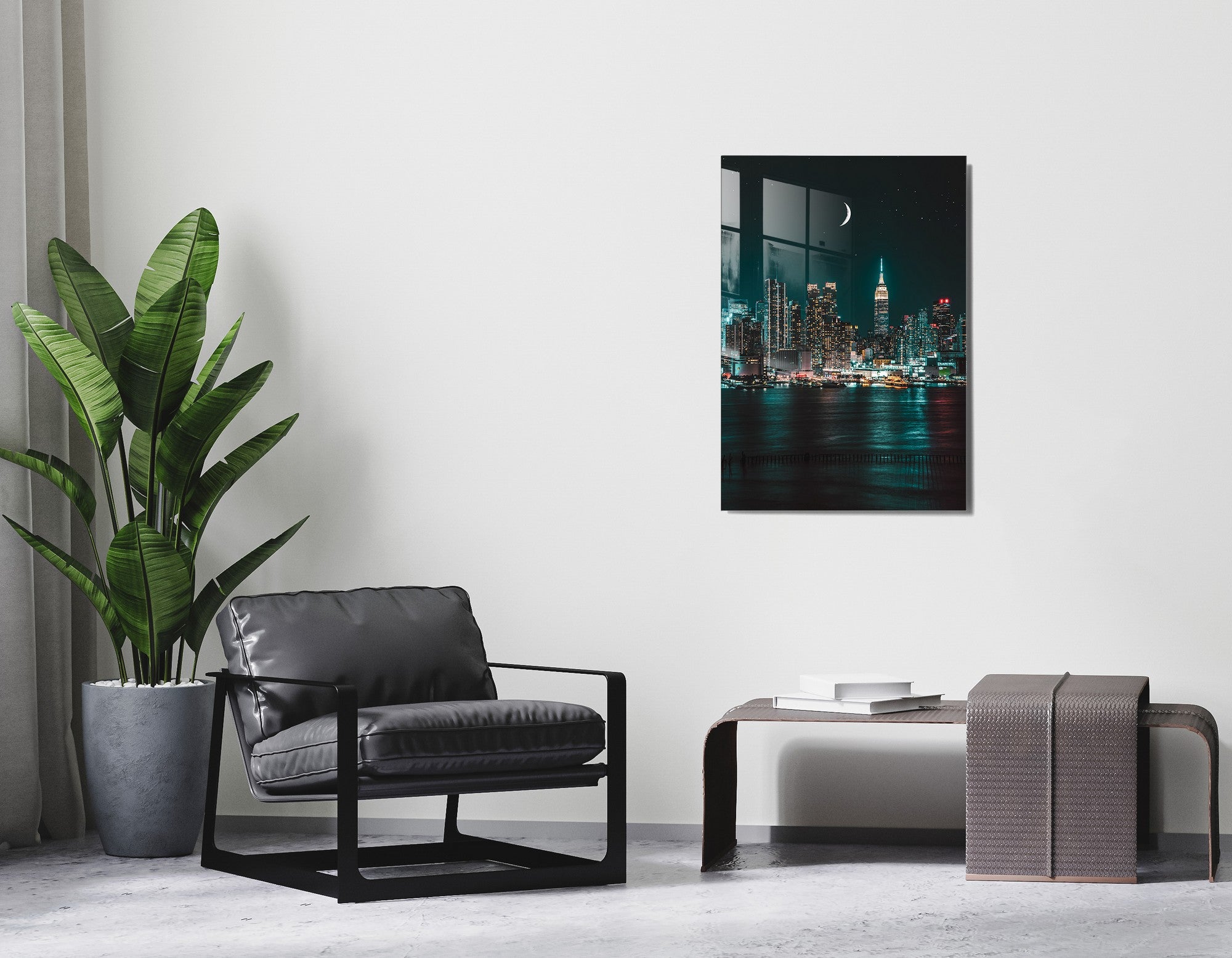 Quadro Decorativo em Vidro Temperado Multicolor 30x45cm - Arte Moderna para Decoração de Interiores