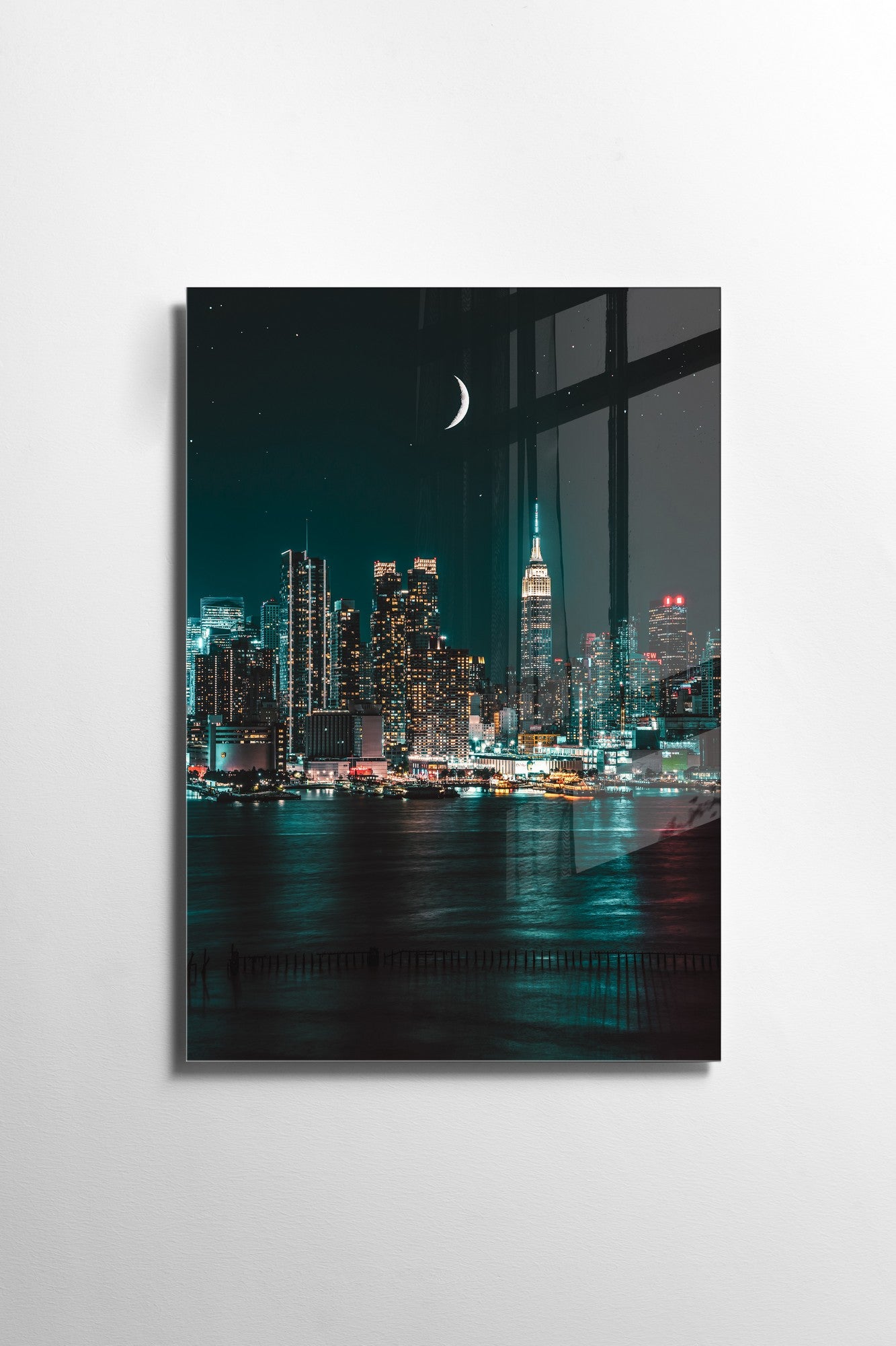 Quadro Decorativo em Vidro Temperado Multicolor 30x45cm - Arte Moderna para Decoração de Interiores