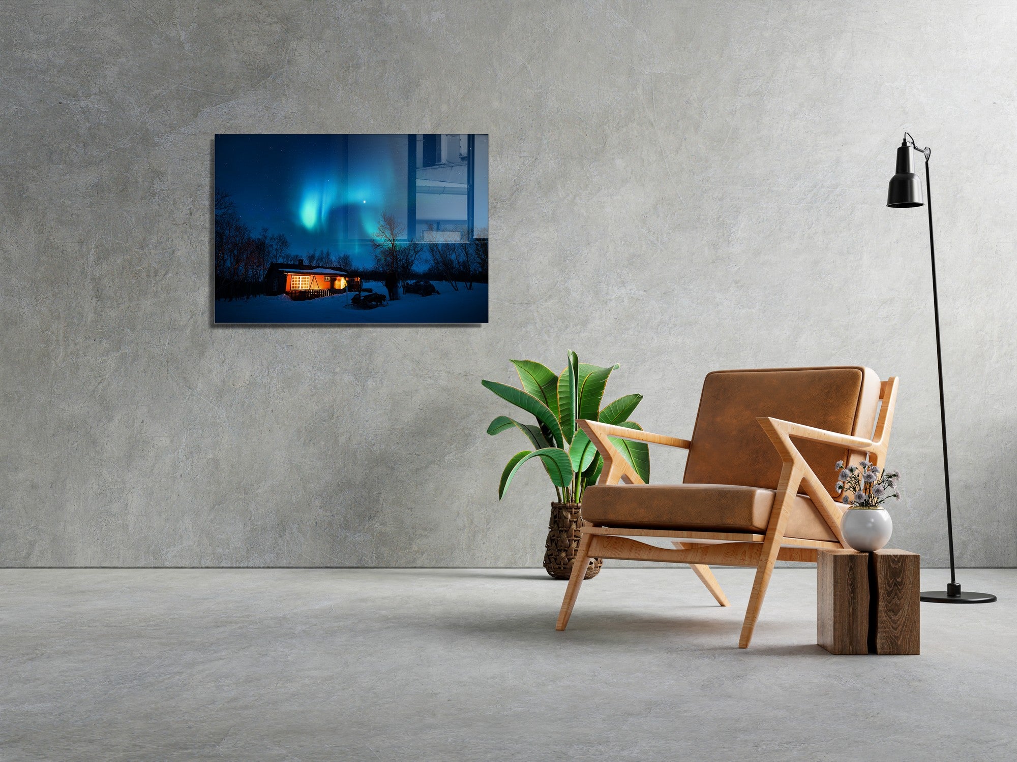 Quadro Decorativo em Vidro Temperado Multicolor 30x45cm - Arte Moderna para Decoração de Interiores