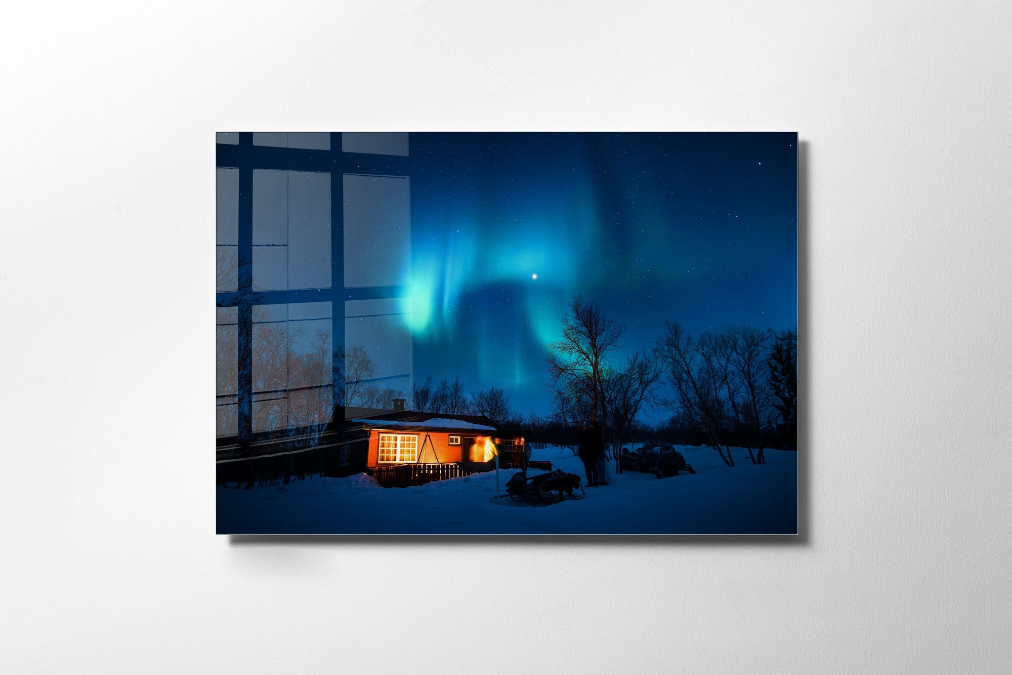 Quadro Decorativo em Vidro Temperado Multicolor 30x45cm - Arte Moderna para Decoração de Interiores