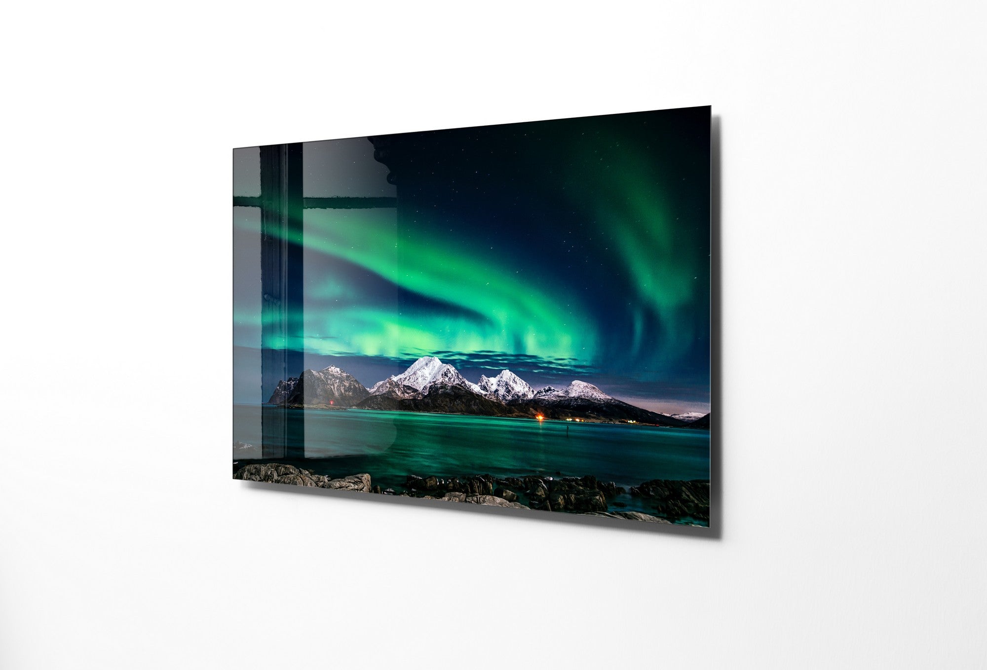 Quadro Decorativo em Vidro Temperado Multicolor 45x65cm - Arte Moderna para Transformar o Seu Espaço