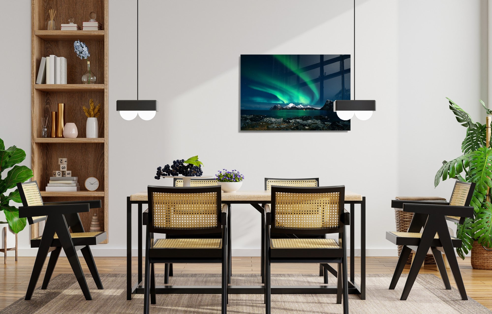 Quadro Decorativo em Vidro Temperado Multicolor 45x65cm - Arte Moderna para Transformar o Seu Espaço