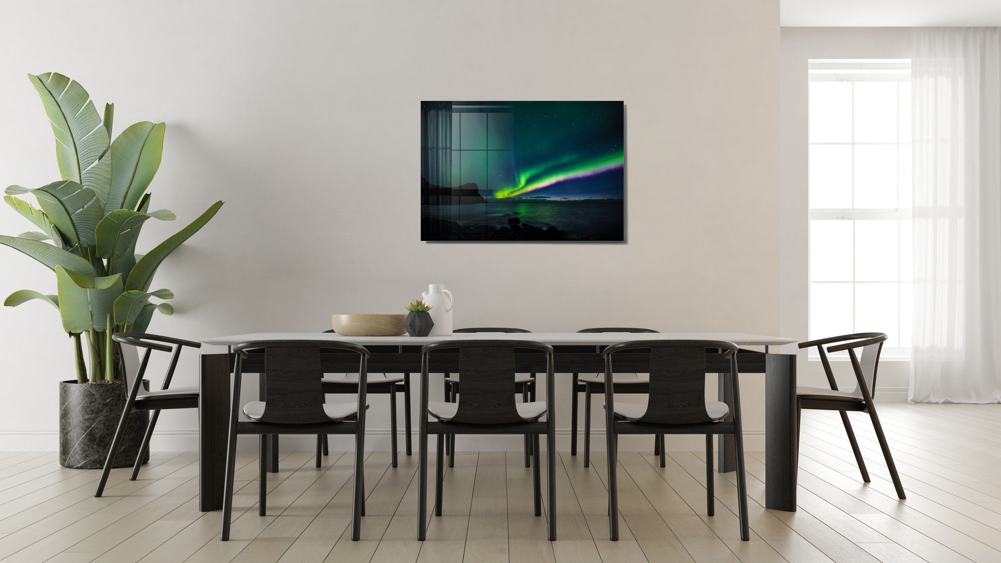 Quadro Decorativo em Vidro Temperado Multicolor 70x100cm - Arte Moderna para Transformar o Seu Espaço