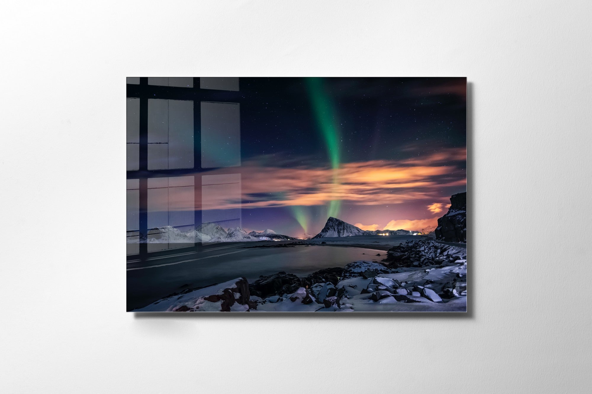 Quadro Decorativo em Vidro Temperado Multicolor 50x70cm - Arte Moderna para Transformar o Seu Espaço