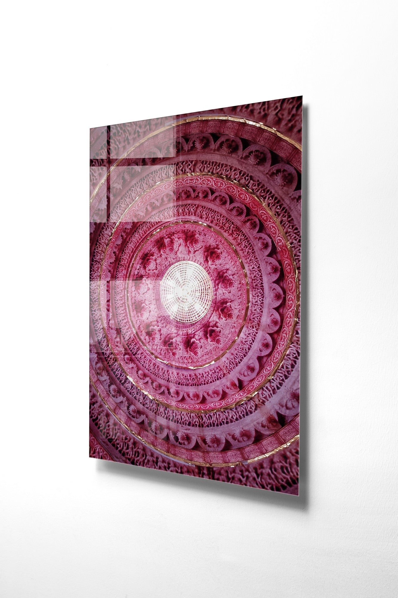 Quadro Decorativo em Vidro Temperado Multicolor 30x45cm - Arte Moderna para Decoração de Interiores