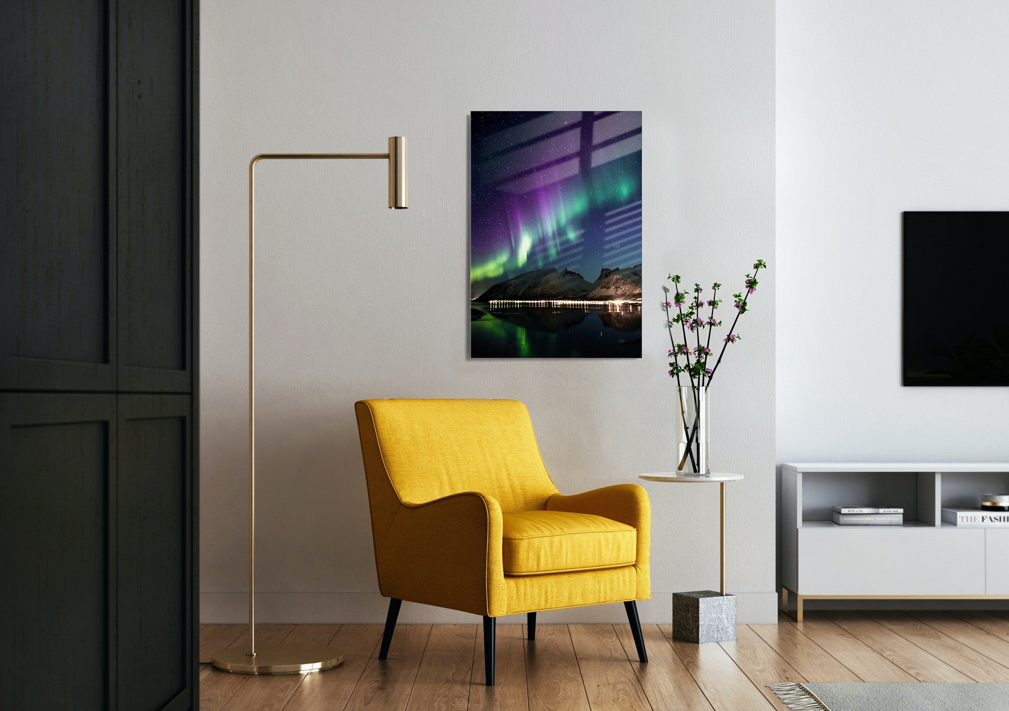 Quadro Decorativo em Vidro Temperado Multicolor 70x100cm - Arte Moderna para Transformar o Seu Espaço