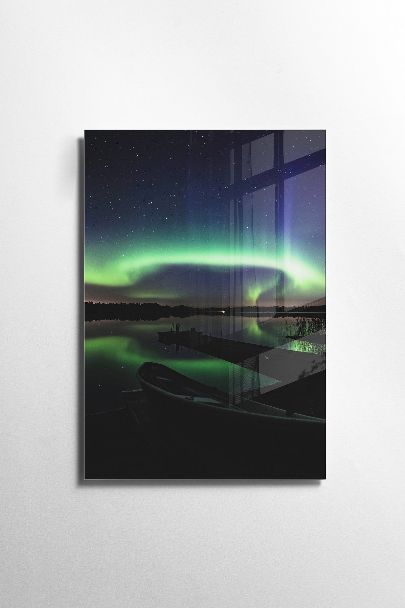 Quadro Decorativo em Vidro Temperado Multicolor 50x70cm - Arte Moderna para Transformar o Seu Espaço