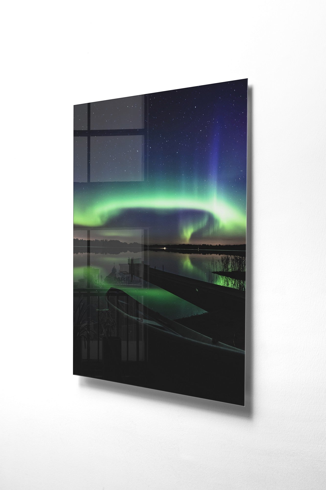 Quadro Decorativo em Vidro Temperado Multicolor 45x65cm - Arte Moderna para Transformar o Seu Espaço