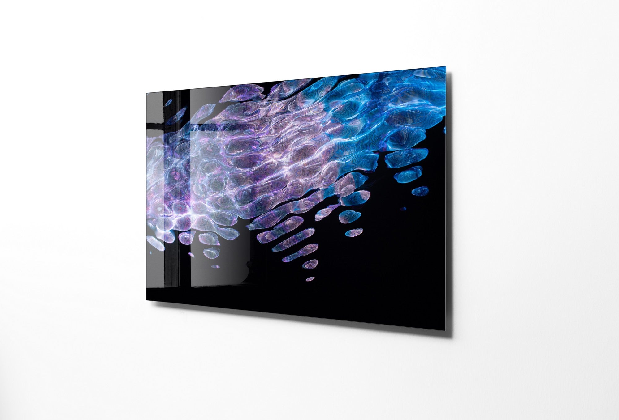 Quadro Decorativo em Vidro Temperado Multicolor 70x100cm - Arte Moderna para Transformar o Seu Espaço