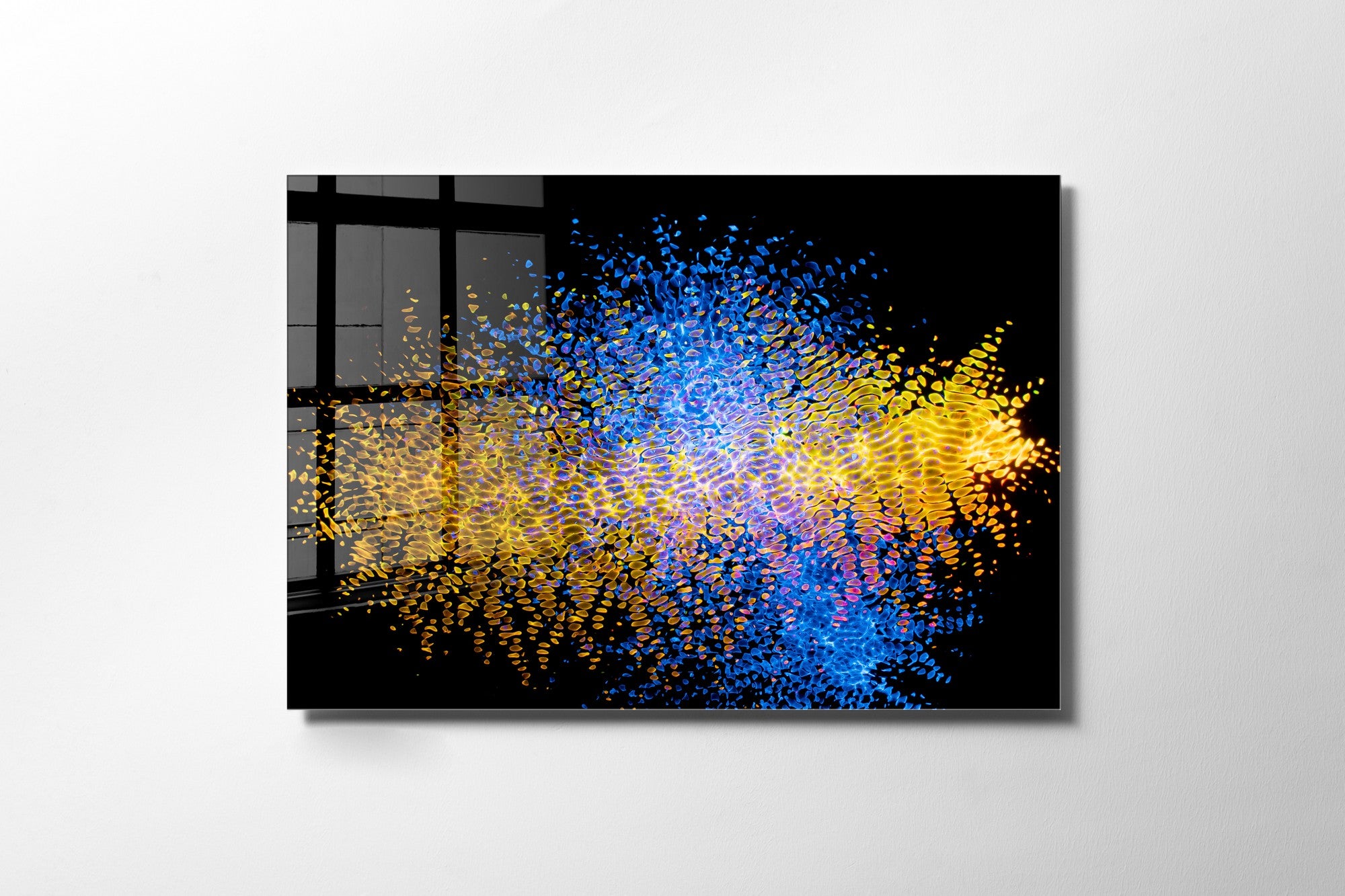 Quadro Decorativo em Vidro Temperado Multicolor 50x70cm - Arte Moderna para Transformar o Seu Espaço