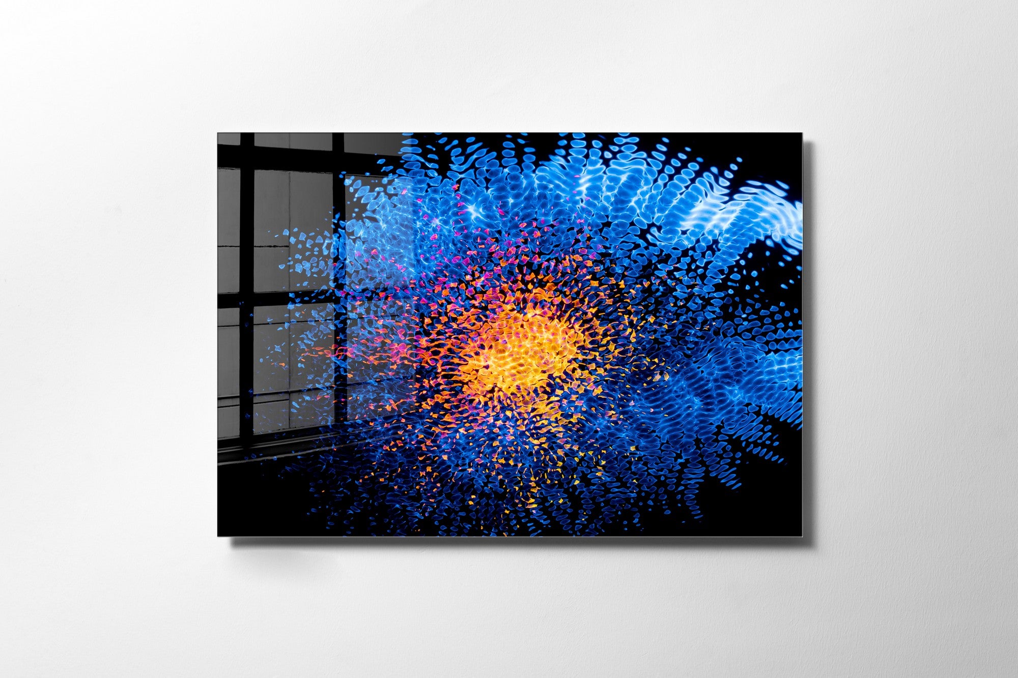 Quadro Decorativo em Vidro Temperado Multicolor 70x100cm - Arte Moderna para Transformar o Seu Espaço