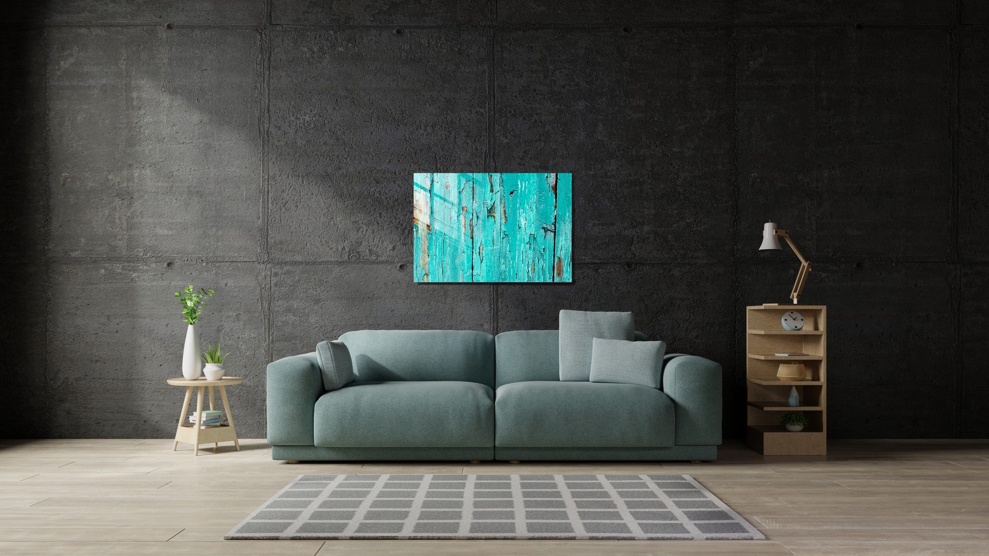 Quadro Decorativo em Vidro Temperado Multicolor 50x70cm - Arte Moderna para Transformar o Seu Espaço