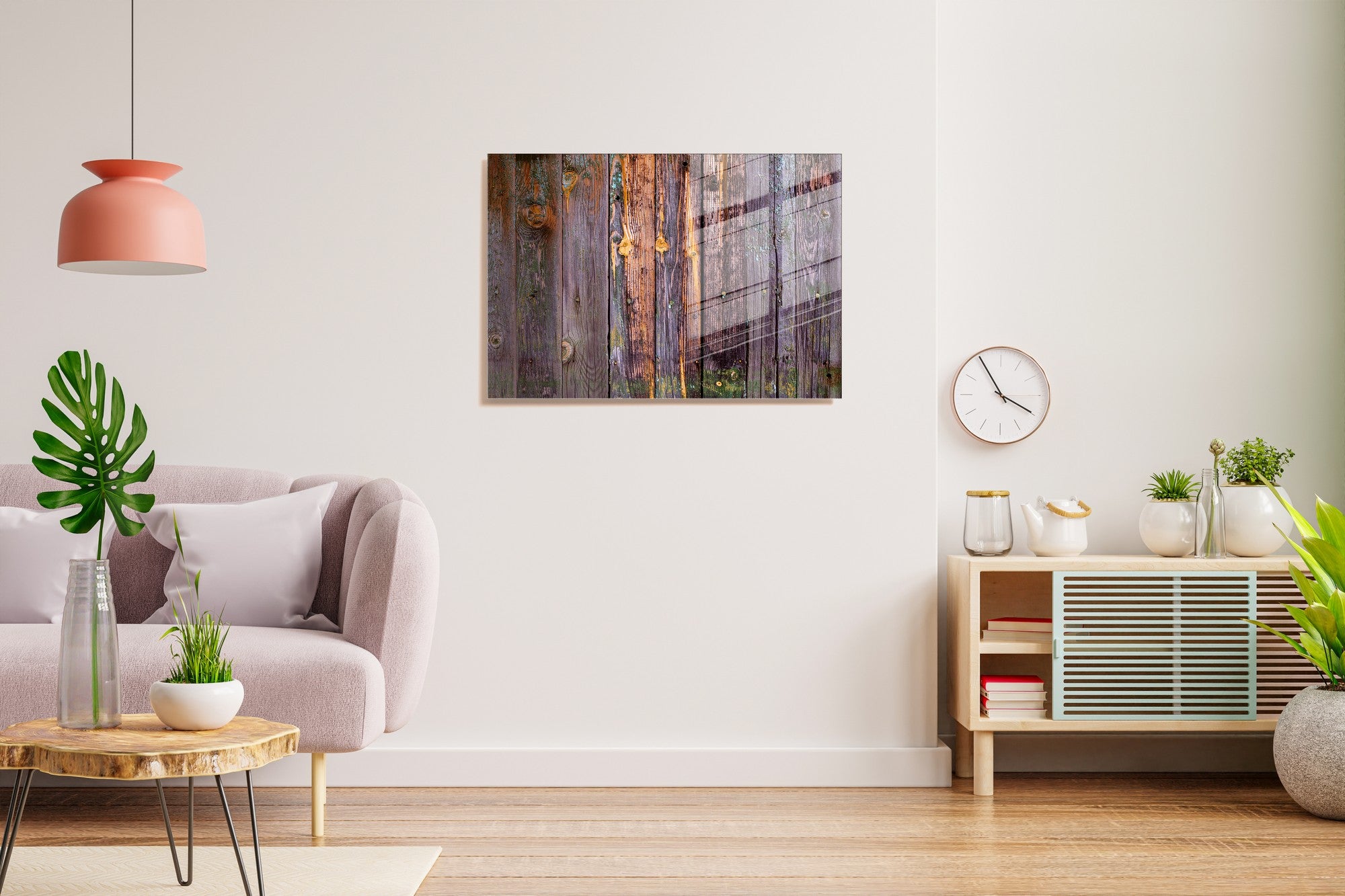 Quadro Decorativo em Vidro Temperado Multicolor 30x45cm - Arte Moderna para Decoração de Interiores