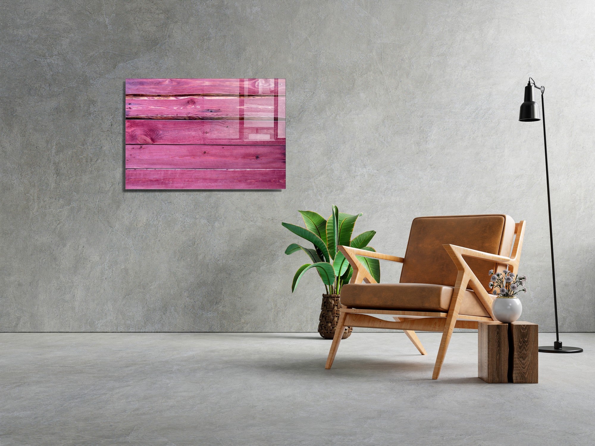 Quadro Decorativo em Vidro Temperado Multicolor 30x45cm - Arte Moderna para Decoração de Interiores