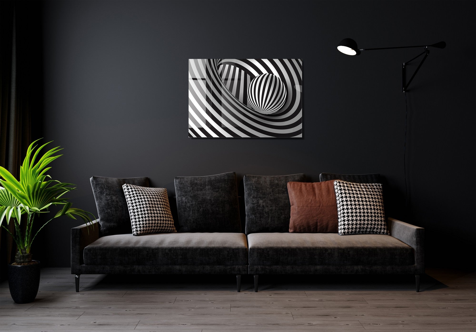 Quadro Decorativo em Vidro Temperado Multicolor 50x70cm - Arte Moderna para Transformar o Seu Espaço