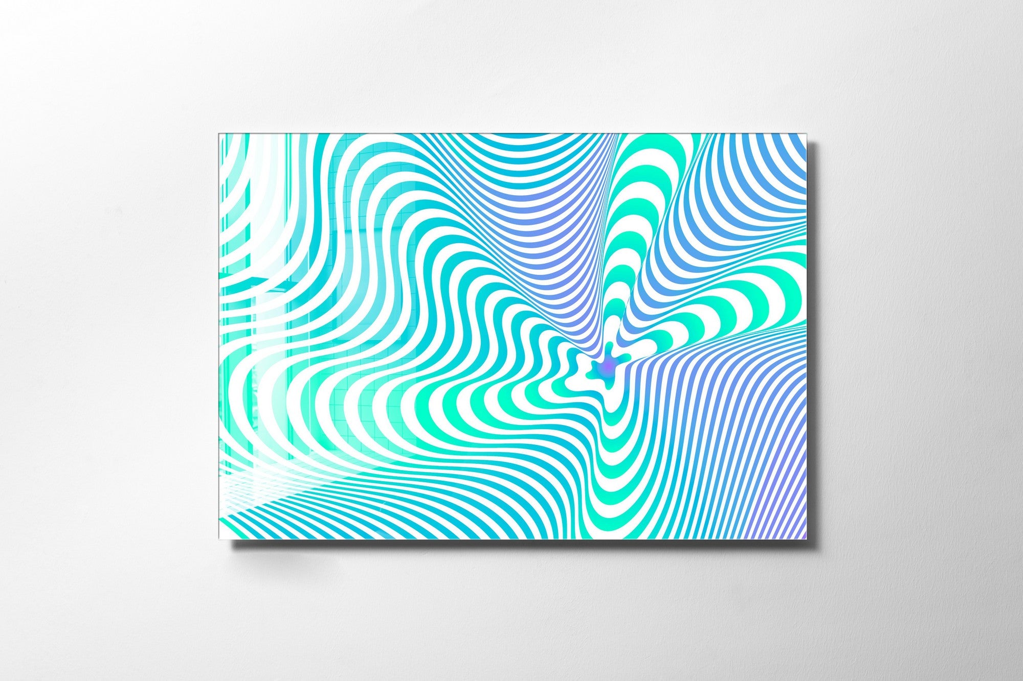 Quadro Decorativo em Vidro Temperado Multicolor 50x70cm - Arte Moderna para Transformar o Seu Espaço