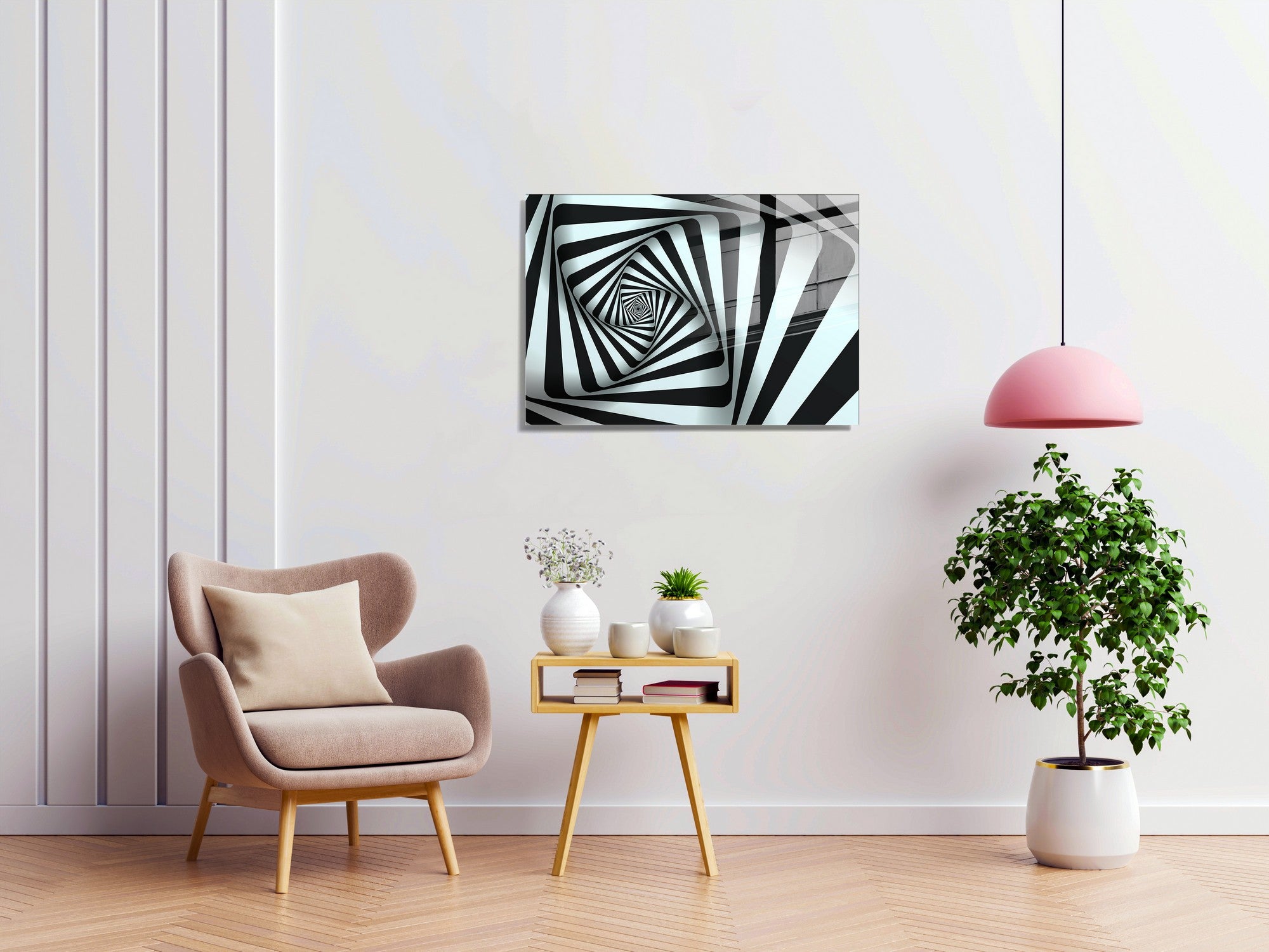 Quadro Decorativo em Vidro Temperado Multicolor 50x70cm - Arte Moderna para Transformar o Seu Espaço