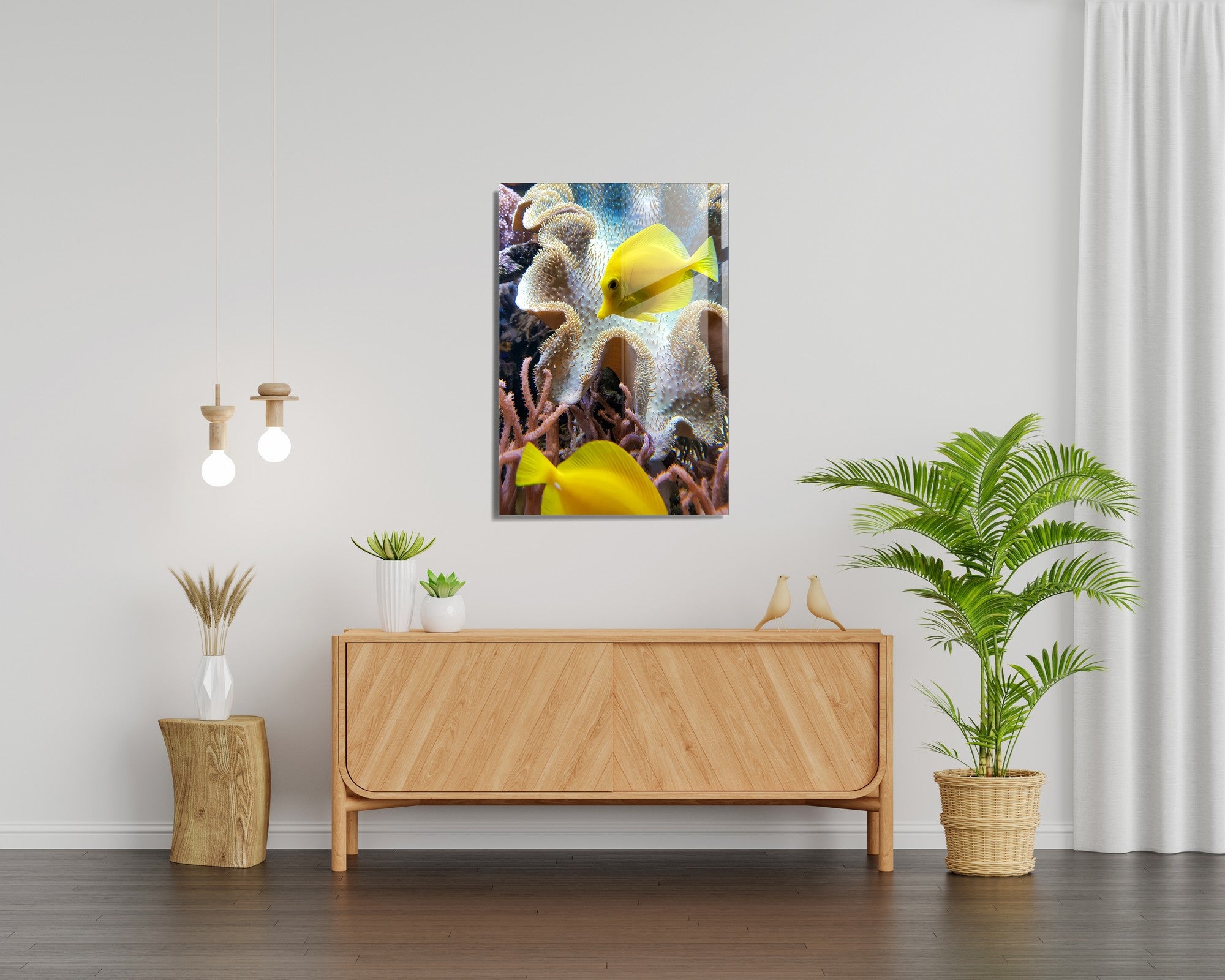 Quadro Decorativo em Vidro Temperado Multicolor 30x45cm - Arte Moderna para Decoração de Interiores