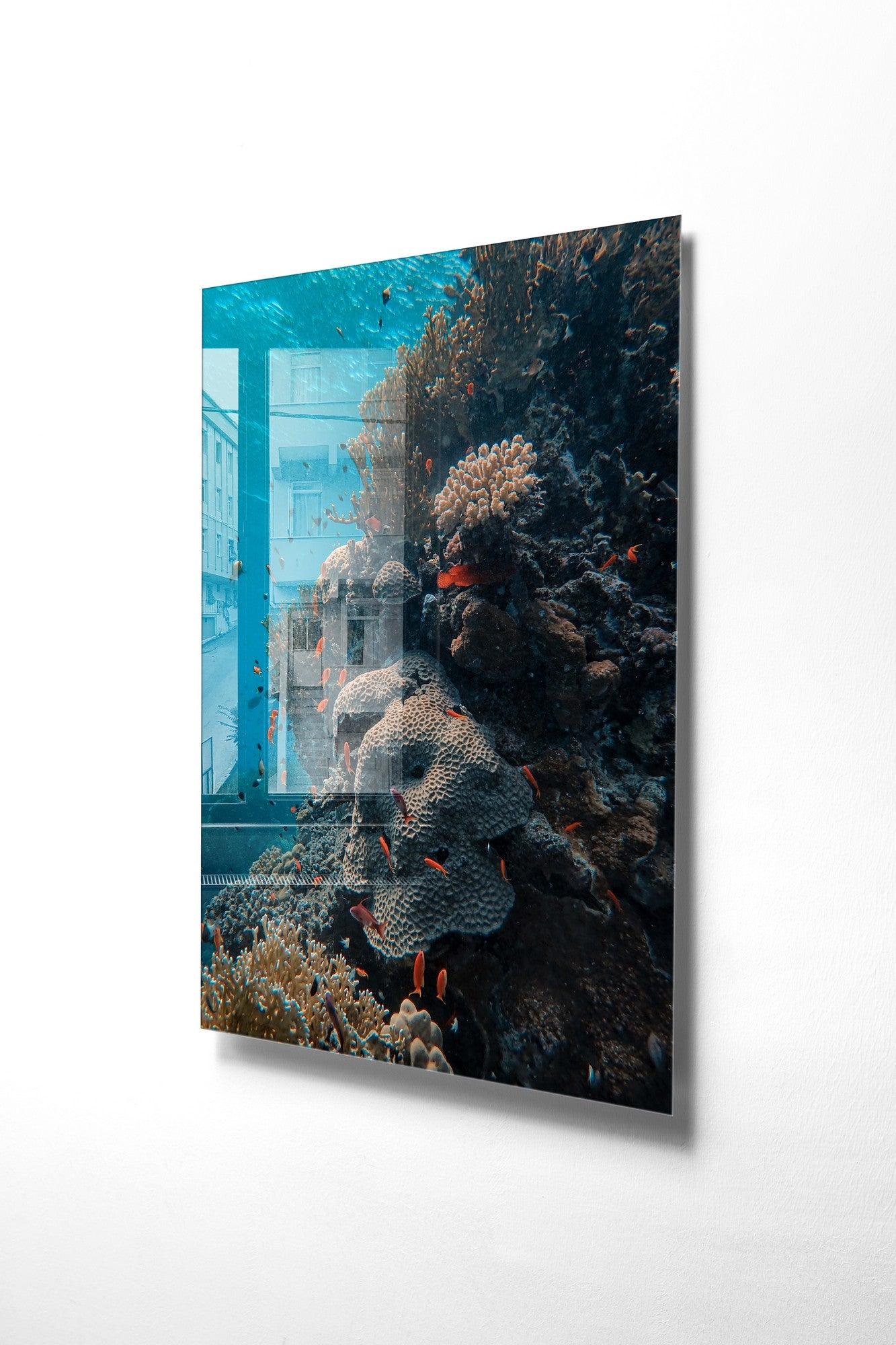 Quadro Decorativo em Vidro Temperado Multicolor 50x70cm - Arte Moderna para Transformar o Seu Espaço