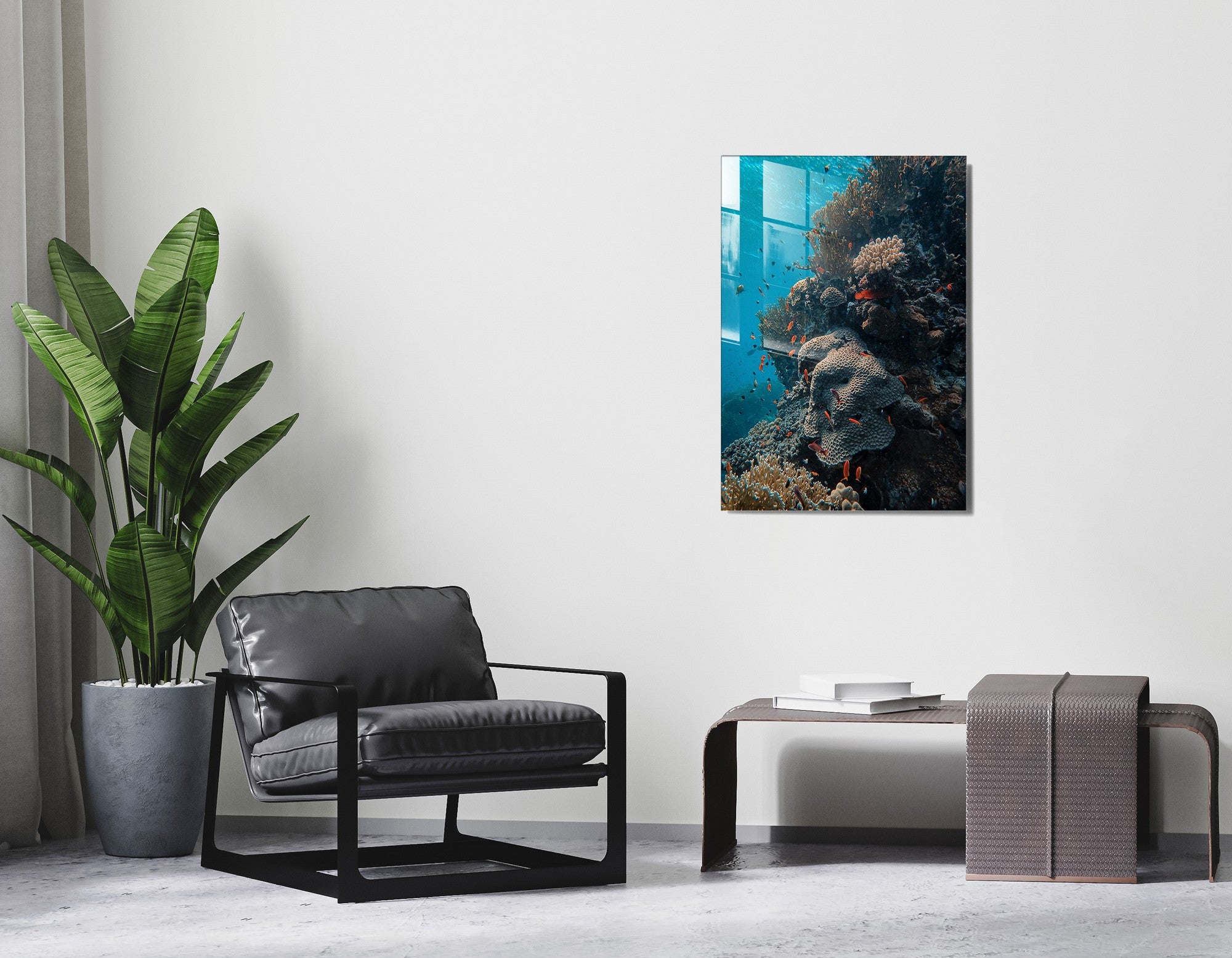 Quadro Decorativo em Vidro Temperado Multicolor 45x65cm - Arte Moderna para Transformar o Seu Espaço