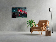 Quadro Decorativo em Vidro Temperado Multicolor 45x65cm - Arte Moderna para Transformar o Seu Espaço