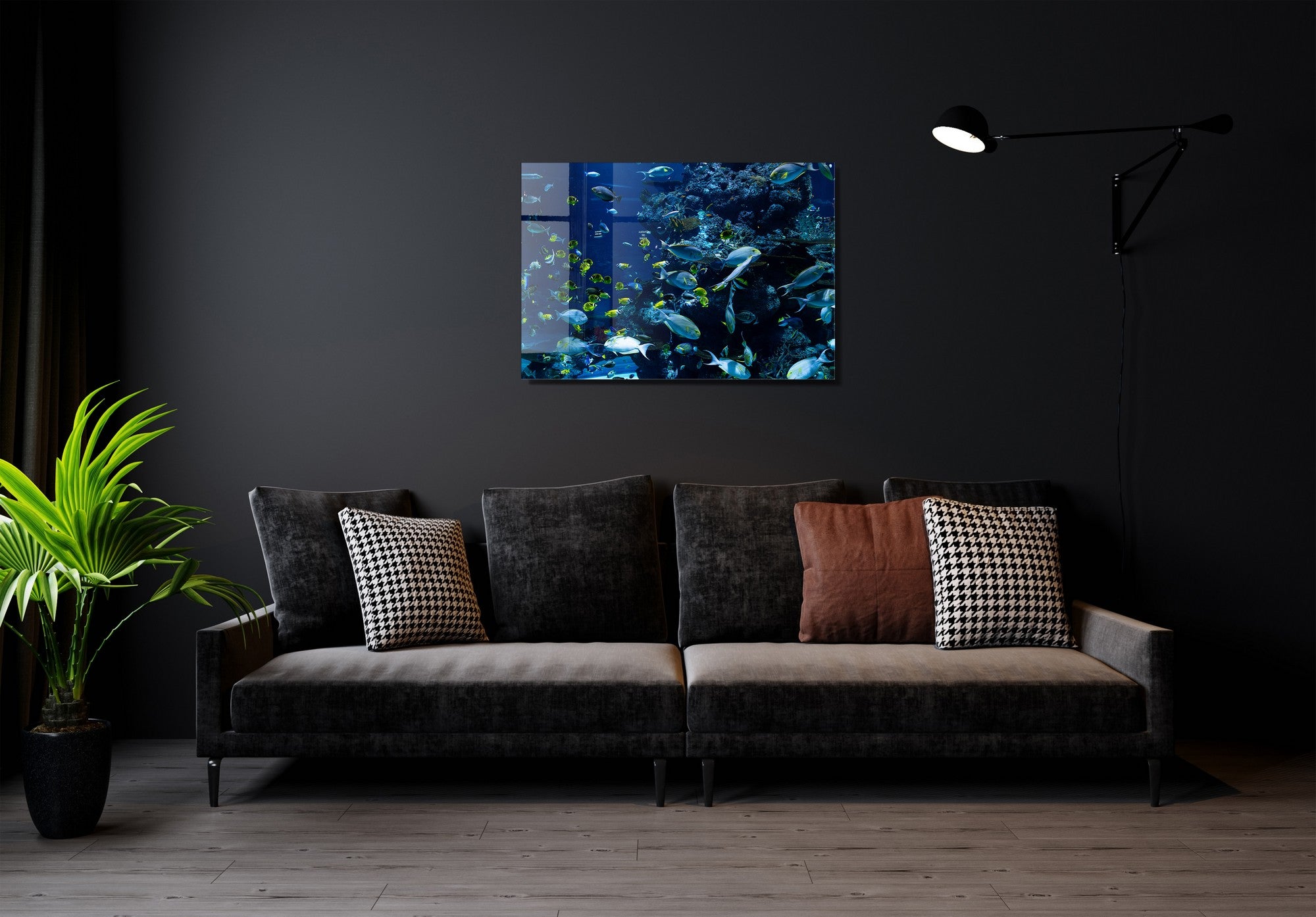 Quadro Decorativo em Vidro Temperado Multicolor 70x100cm - Arte Moderna para Transformar o Seu Espaço