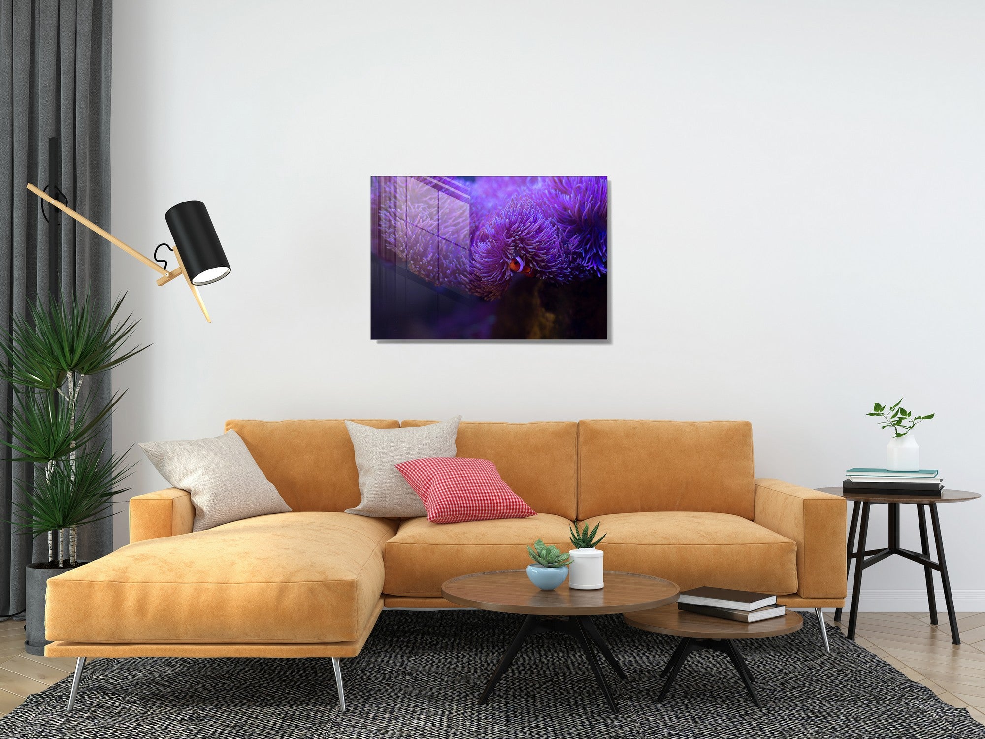 Quadro Decorativo em Vidro Temperado Multicolor 50x70cm - Arte Moderna para Transformar o Seu Espaço