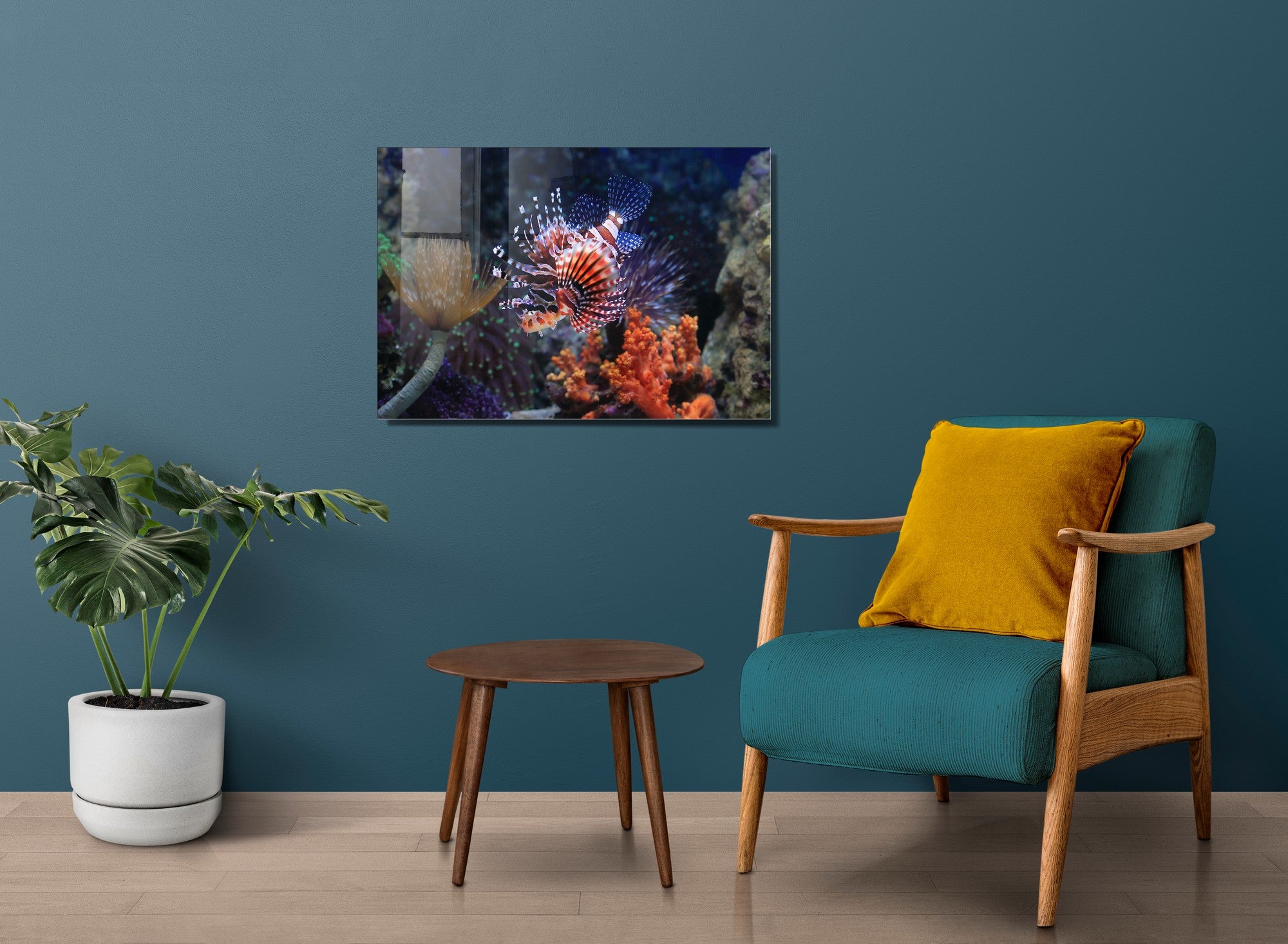 Quadro Decorativo em Vidro Temperado Multicolor 30x45cm - Arte Moderna para Decoração de Interiores