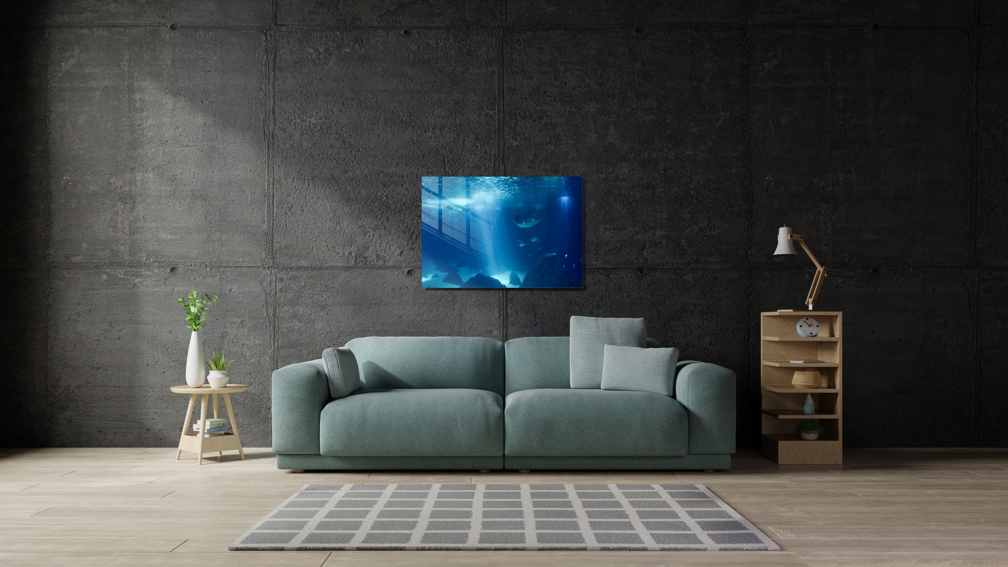 Quadro Decorativo em Vidro Temperado Multicolor 45x65cm - Arte Moderna para Transformar o Seu Espaço