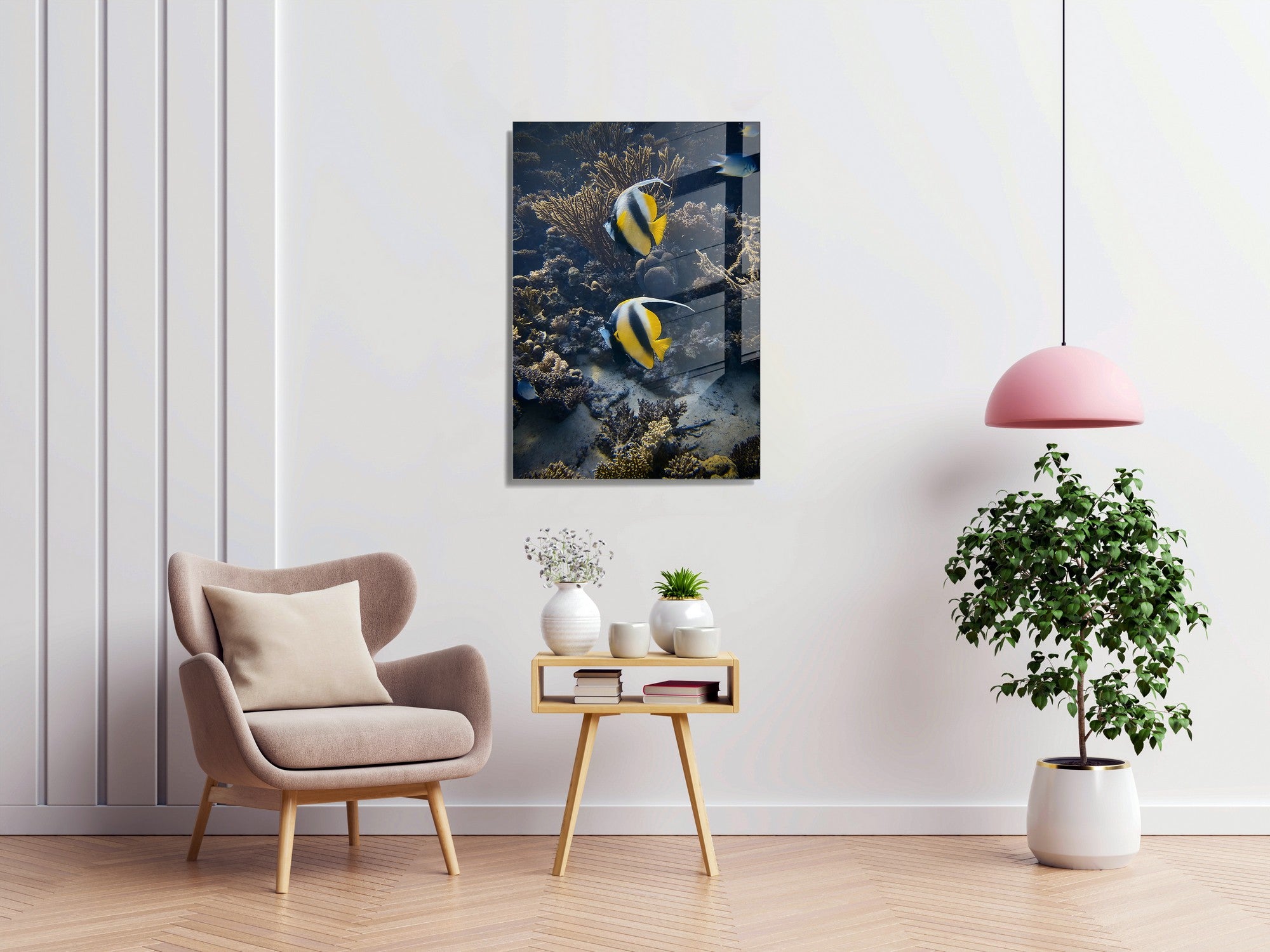 Quadro Decorativo em Vidro Temperado Multicolor 50x70cm - Arte Moderna para Transformar o Seu Espaço