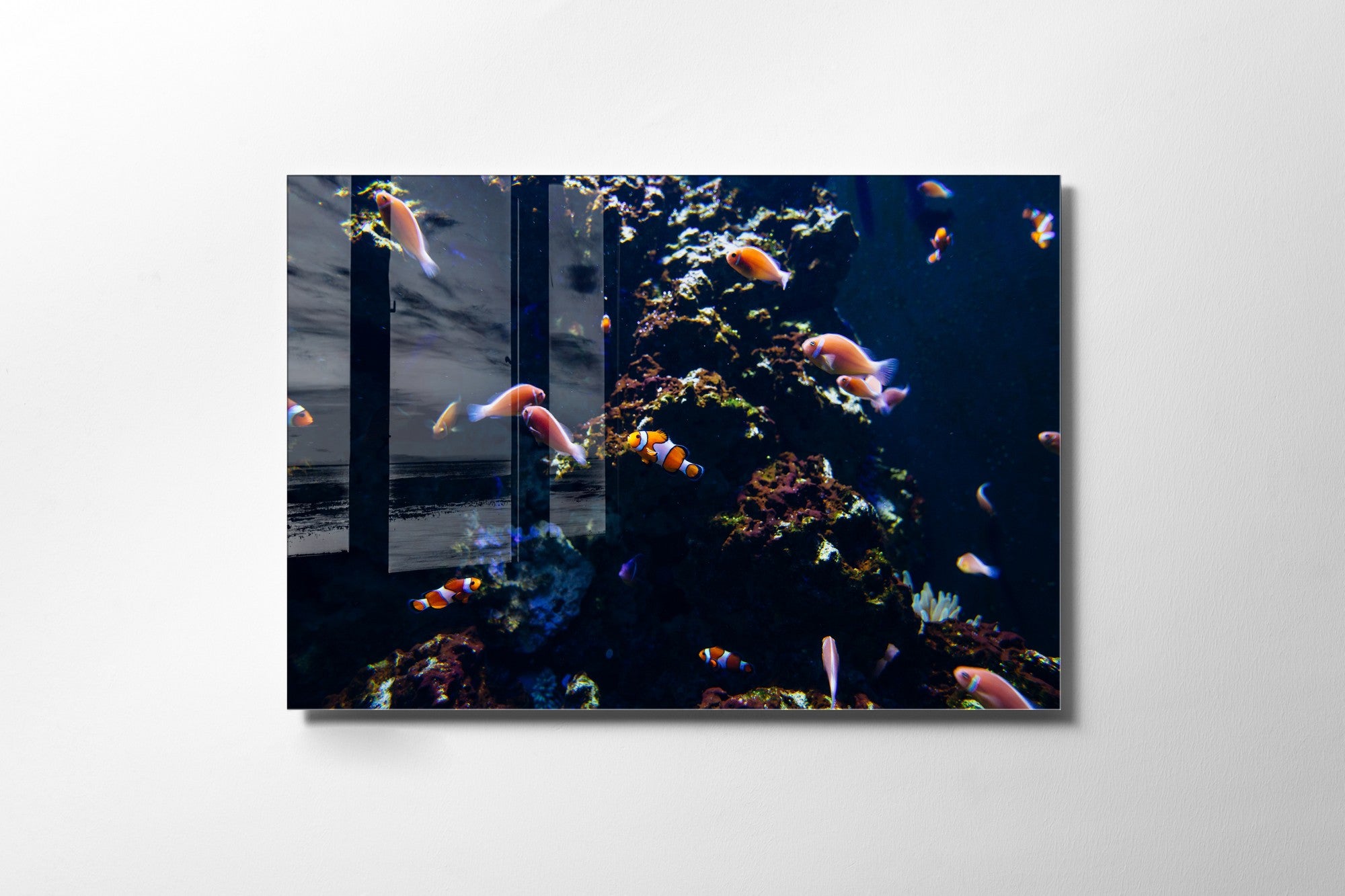 Quadro Decorativo em Vidro Temperado Multicolor 45x65cm - Arte Moderna para Transformar o Seu Espaço