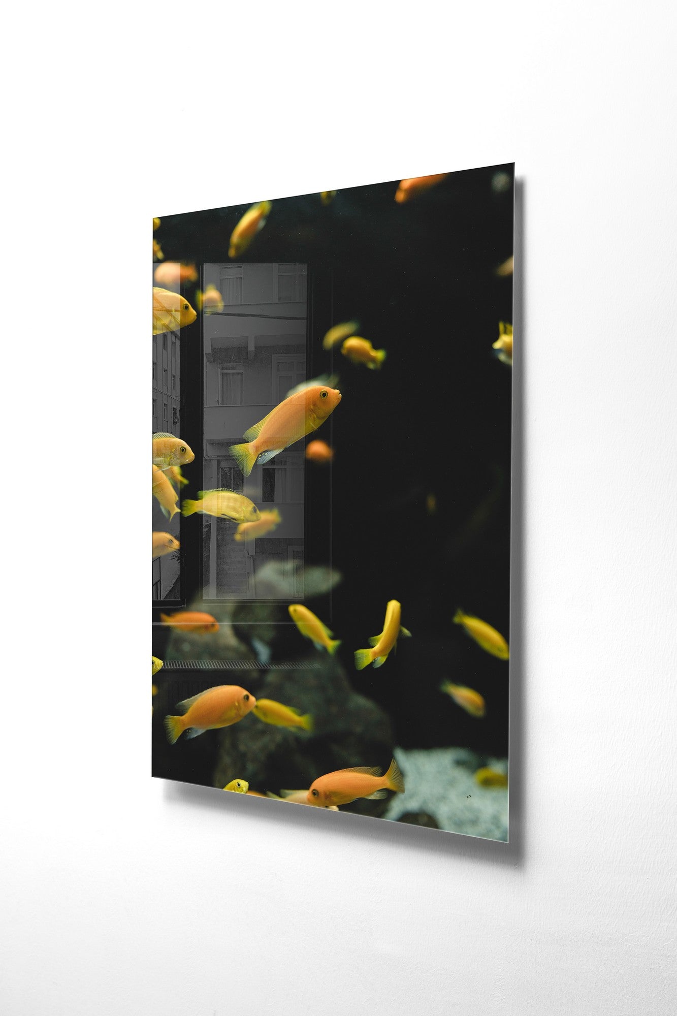 Quadro Decorativo em Vidro Temperado Multicolor 45x65cm - Arte Moderna para Transformar o Seu Espaço