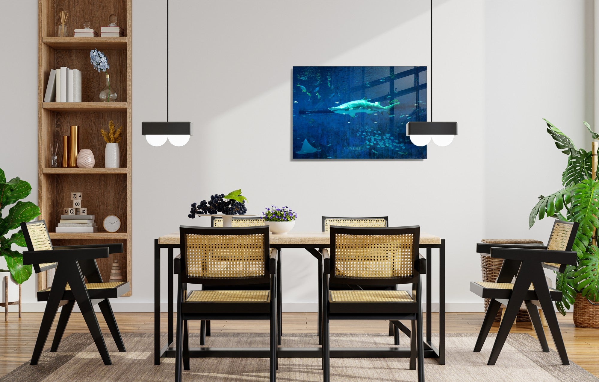 Quadro Decorativo em Vidro Temperado Multicolor 70x100cm - Arte Moderna para Transformar o Seu Espaço