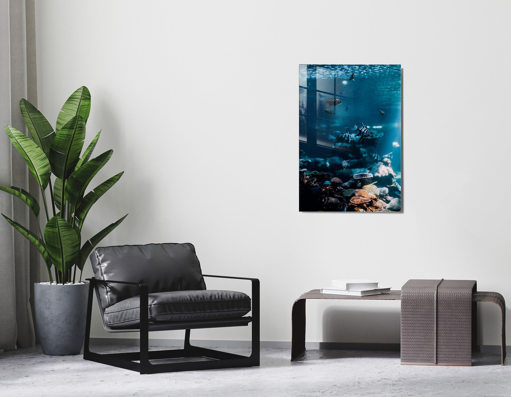 Quadro Decorativo em Vidro Temperado Multicolor 70x100cm - Arte Moderna para Transformar o Seu Espaço