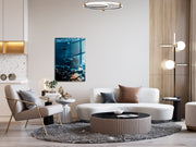 Quadro Decorativo em Vidro Temperado Multicolor 45x65cm - Arte Moderna para Transformar o Seu Espaço