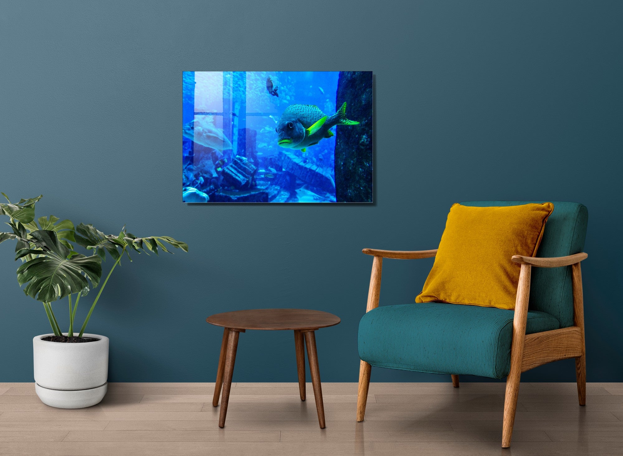 Quadro Decorativo em Vidro Temperado Multicolor 70x100cm - Arte Moderna para Transformar o Seu Espaço