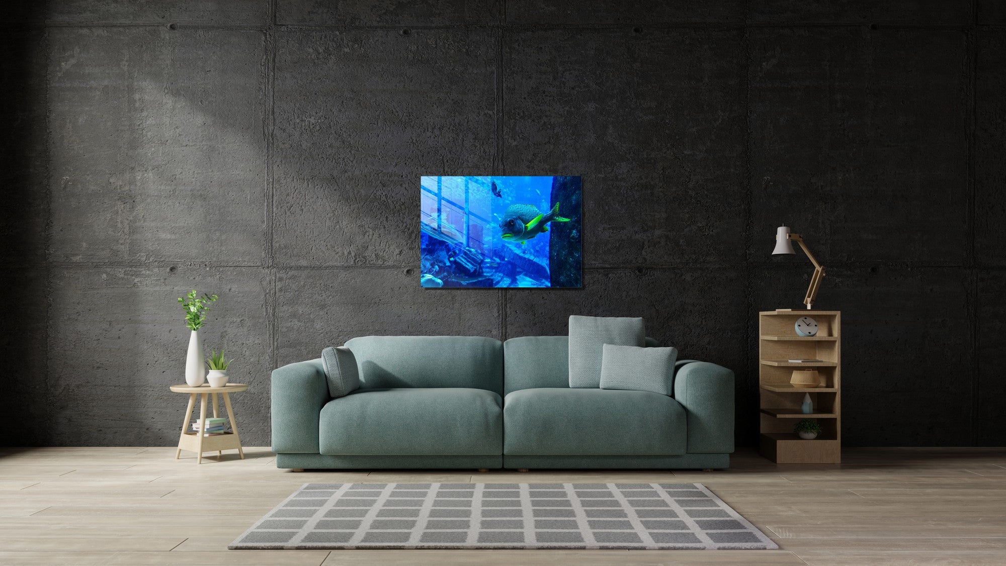 Quadro Decorativo em Vidro Temperado Multicolor 45x65cm - Arte Moderna para Transformar o Seu Espaço