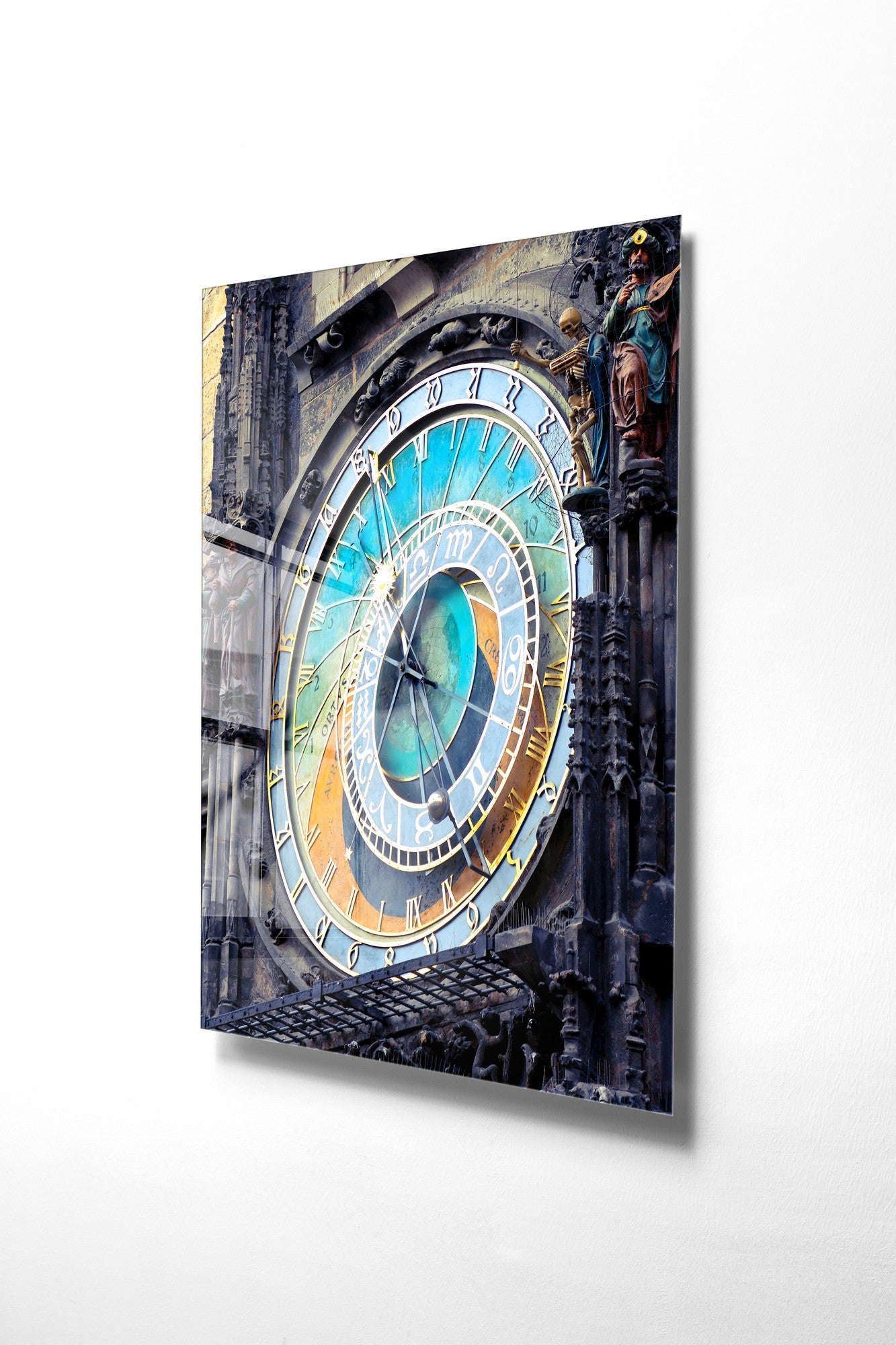 Quadro Decorativo em Vidro Temperado Multicolor 50x70cm - Arte Moderna para Transformar o Seu Espaço