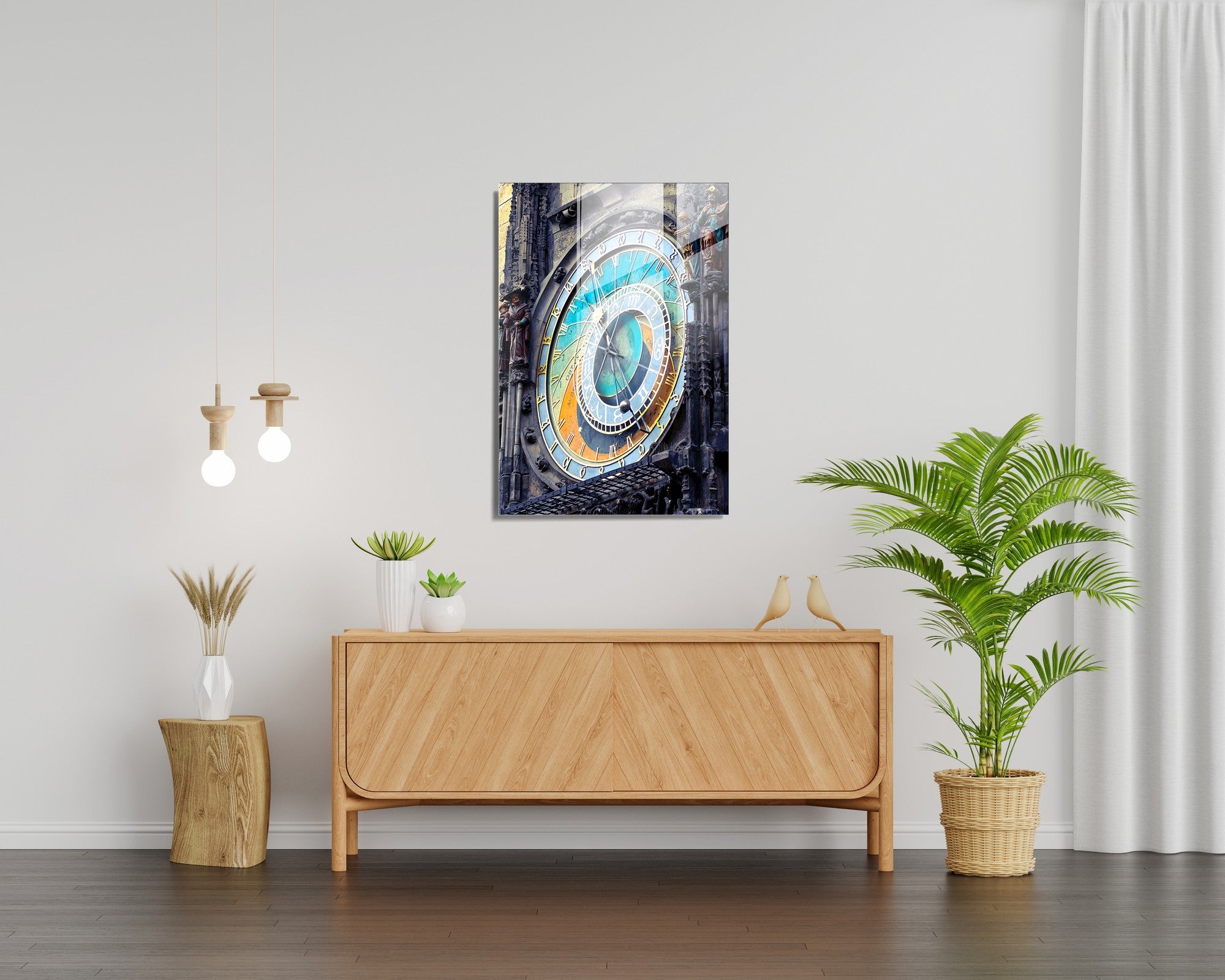 Quadro Decorativo em Vidro Temperado Multicolor 45x65cm - Arte Moderna para Transformar o Seu Espaço