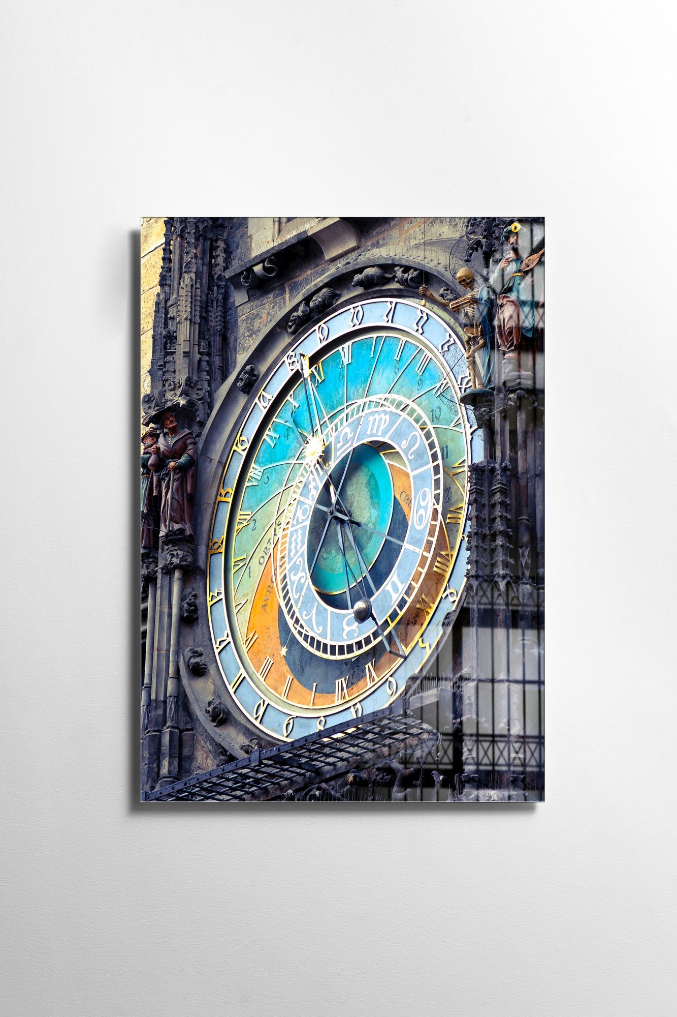 Quadro Decorativo em Vidro Temperado Multicolor 45x65cm - Arte Moderna para Transformar o Seu Espaço