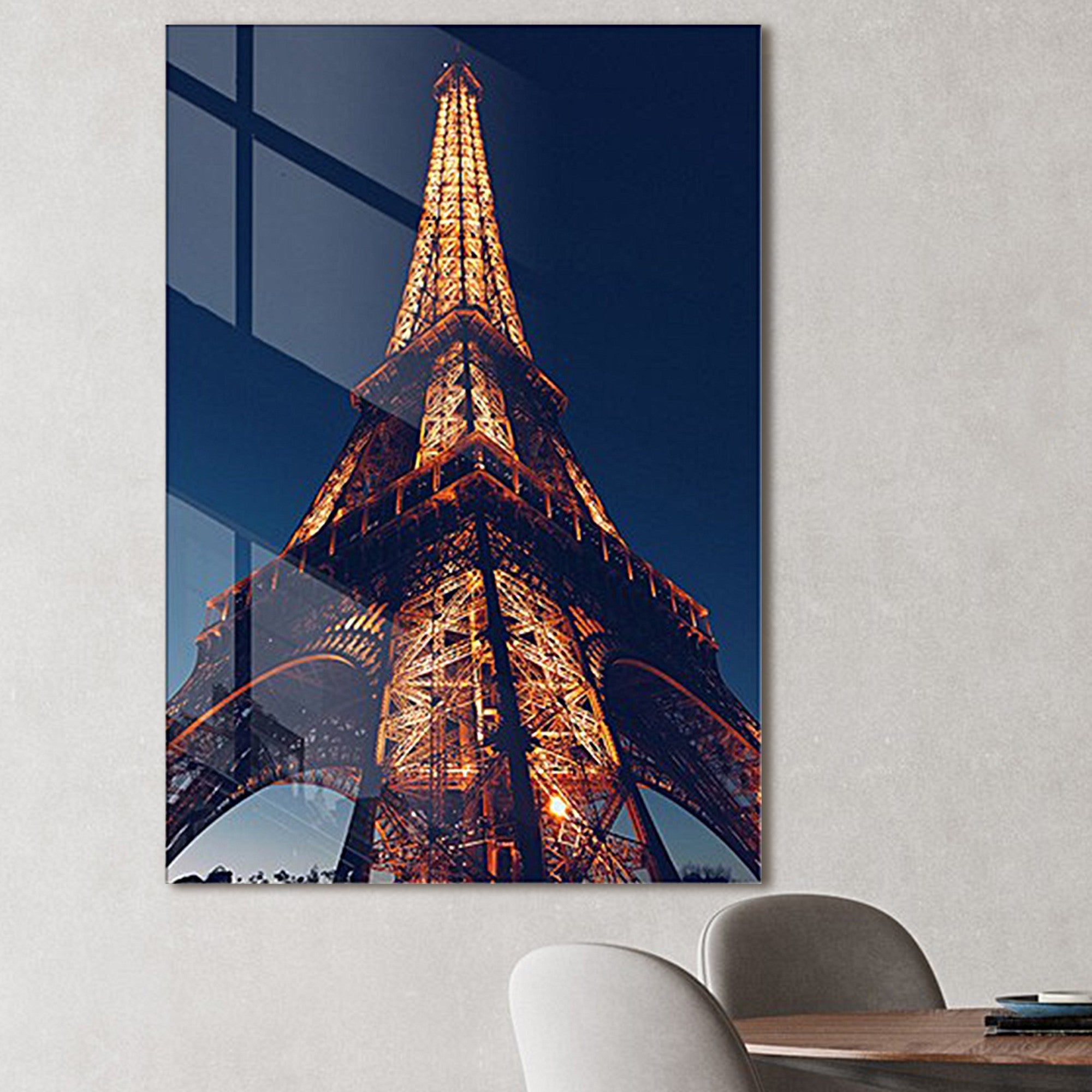 Arte Decorativa em Vidro Temperado UV-016 - Pintura Multicolor 70x100cm - Qualidade Premium 4mm