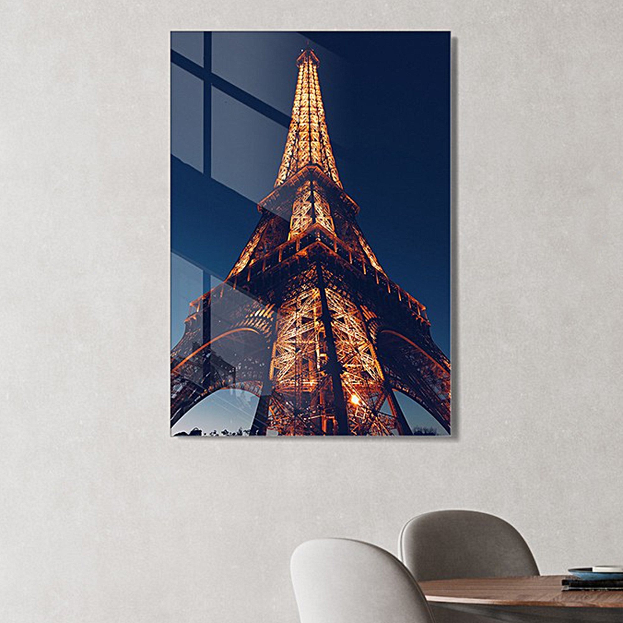 Arte Decorativa em Vidro Temperado UV-016 - Pintura Multicolor 70x100cm - Qualidade Premium 4mm