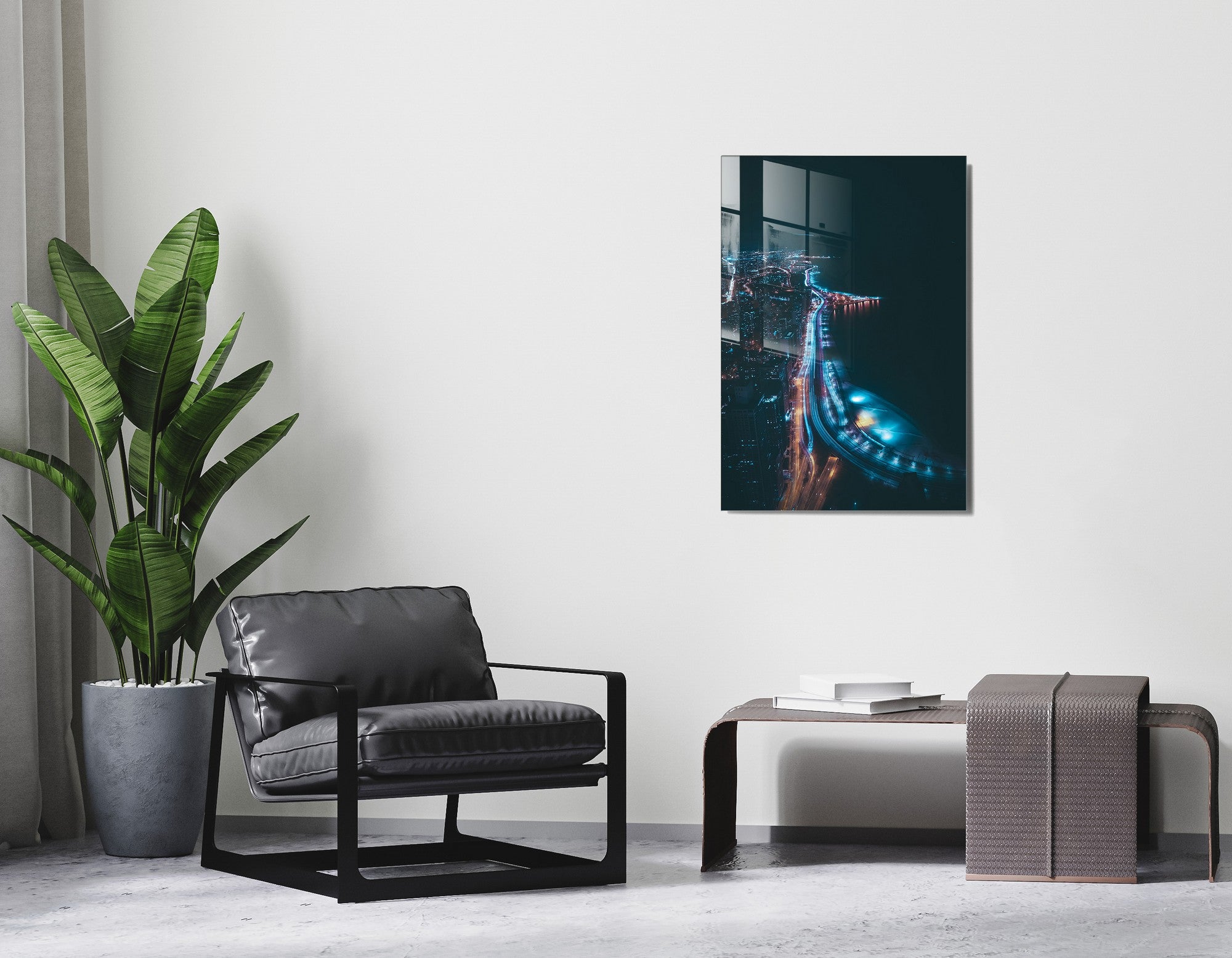 Quadro Decorativo em Vidro Temperado Multicolor 70x100cm - Arte Moderna para Transformar o Seu Espaço