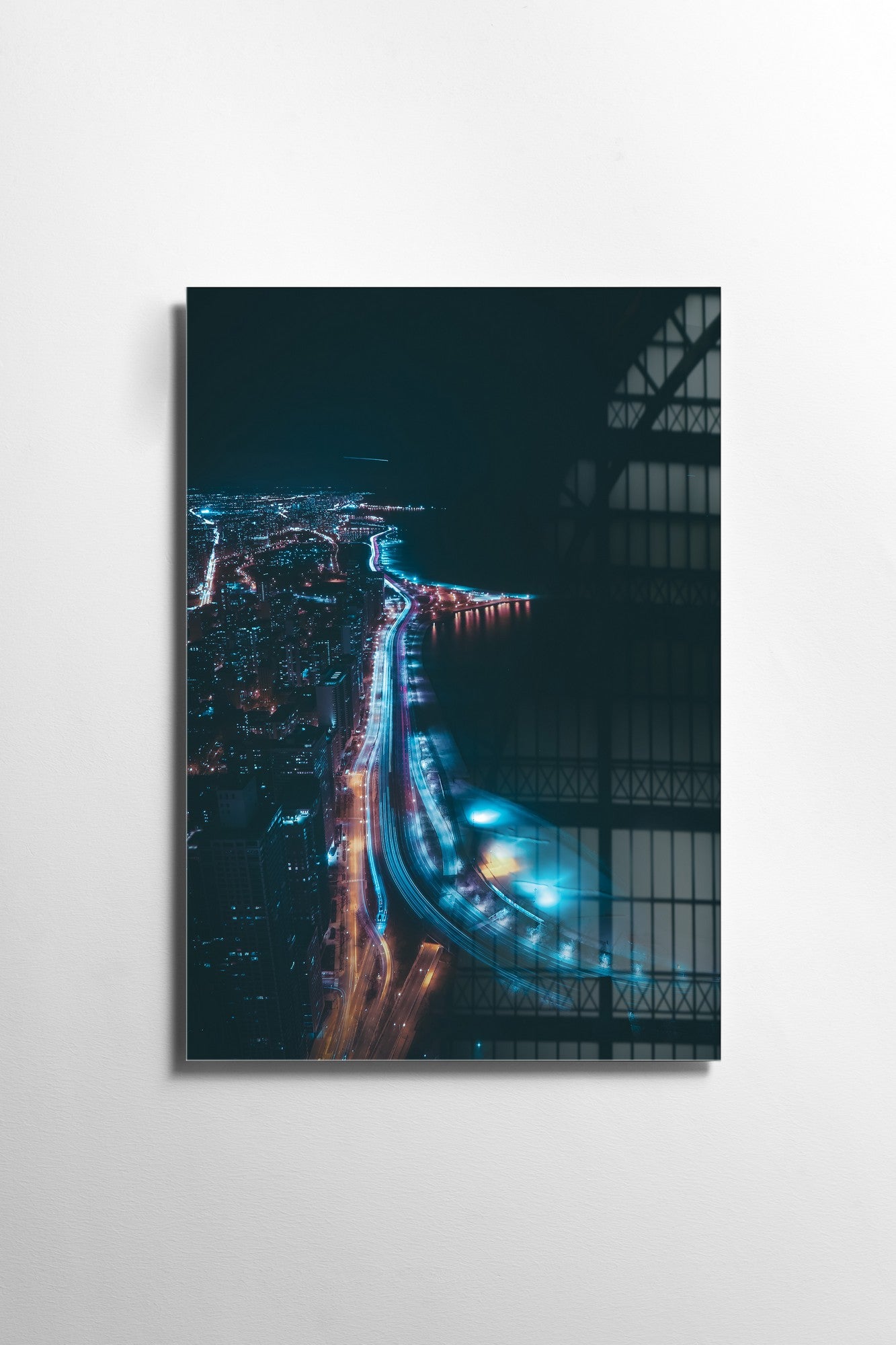 Quadro Decorativo em Vidro Temperado Multicolor 70x100cm - Arte Moderna para Transformar o Seu Espaço