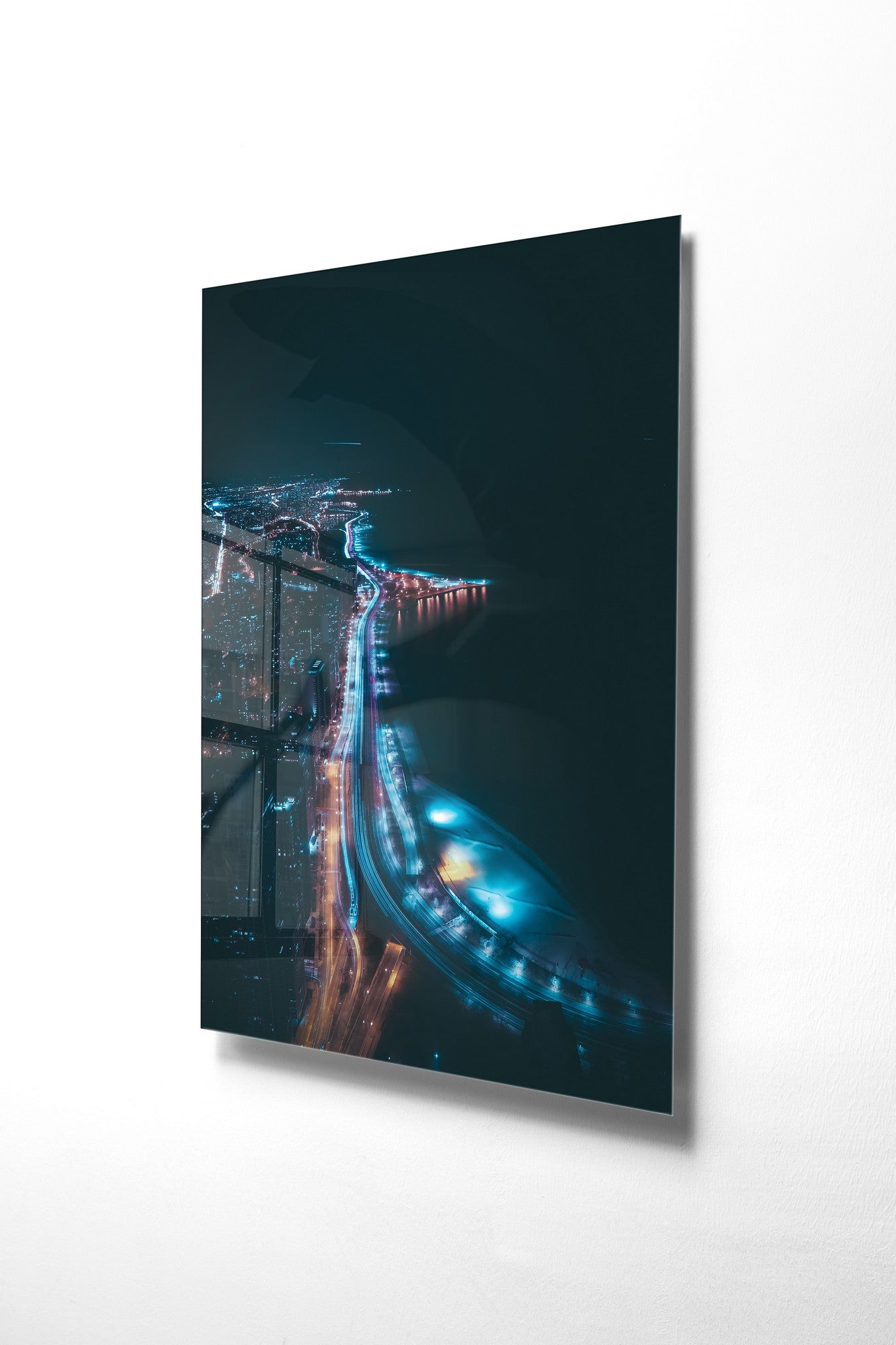 Quadro Decorativo em Vidro Temperado Multicolor 50x70cm - Arte Moderna para Transformar o Seu Espaço