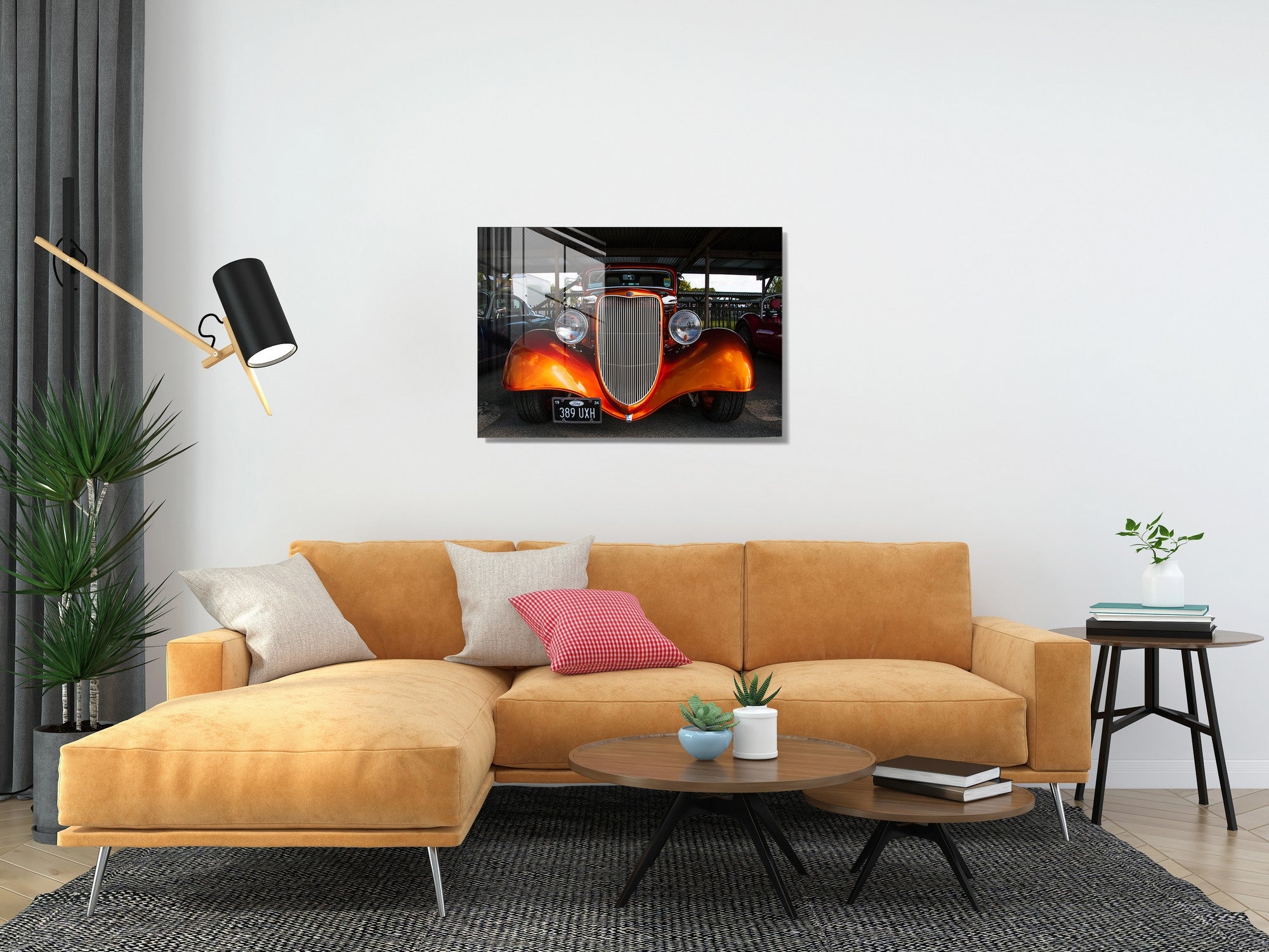 Quadro Decorativo em Vidro Temperado Multicolor 45x65cm - Arte Moderna para Transformar o Seu Espaço