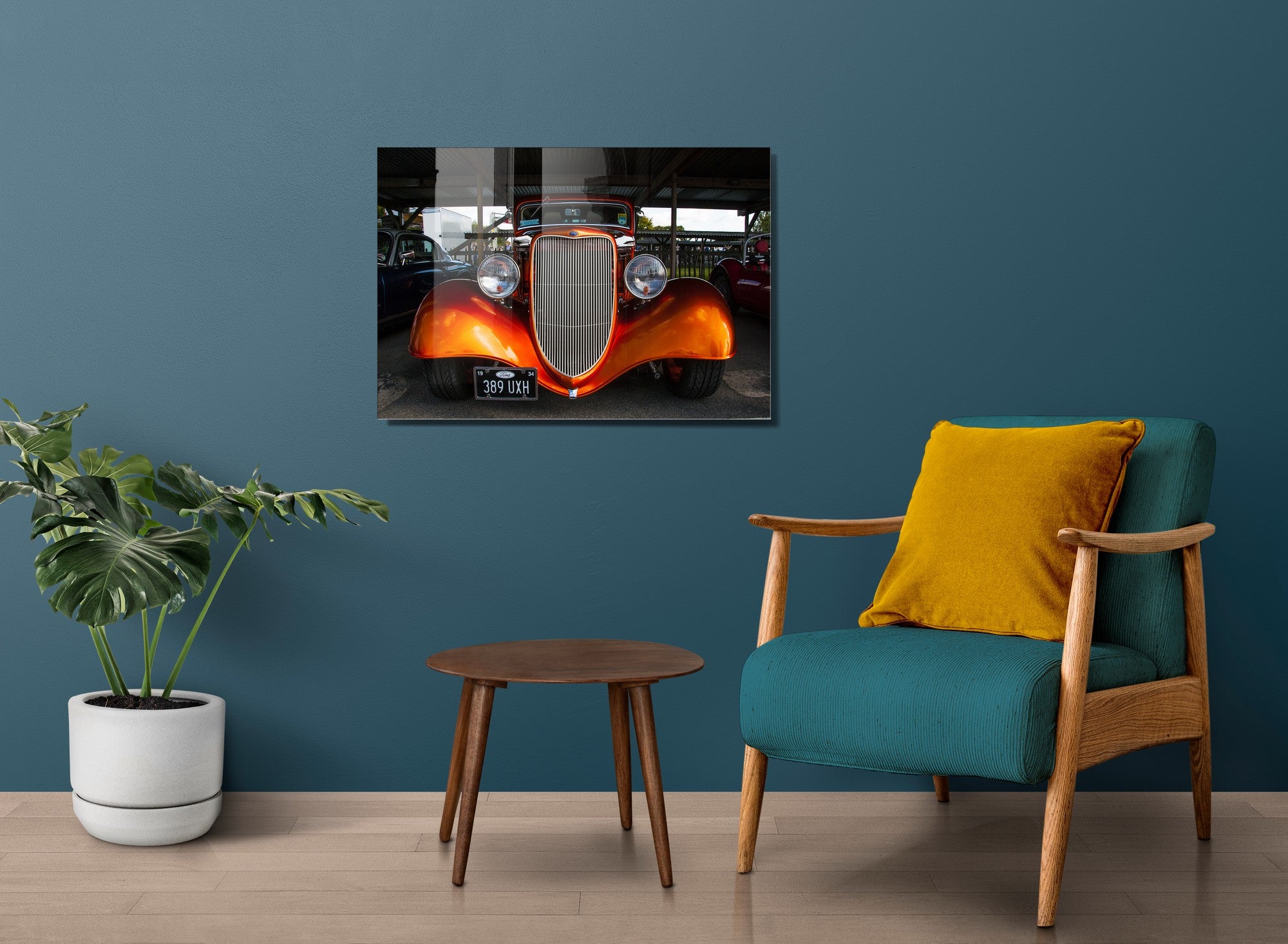 Quadro Decorativo em Vidro Temperado Multicolor 45x65cm - Arte Moderna para Transformar o Seu Espaço