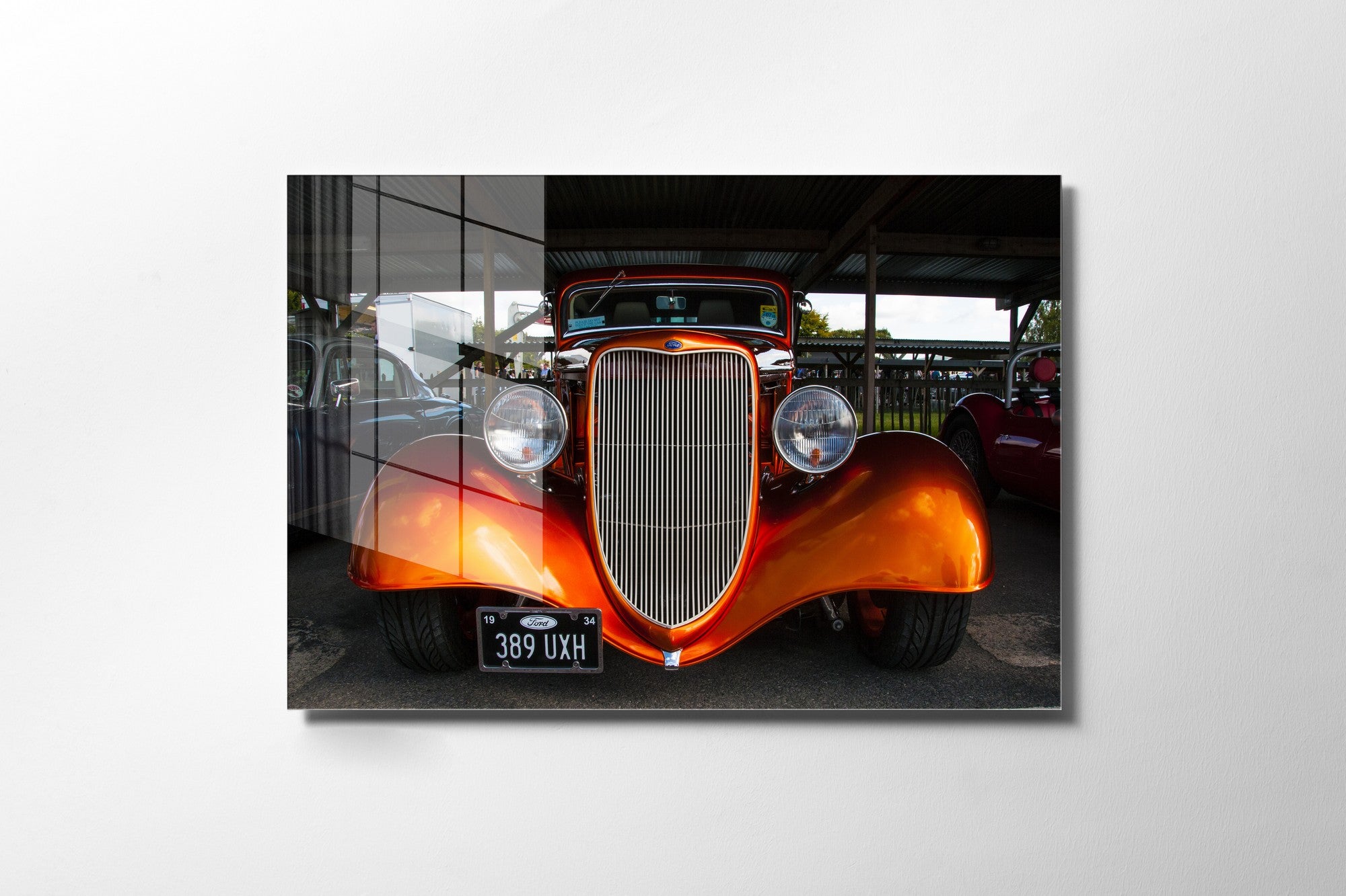 Quadro Decorativo em Vidro Temperado Multicolor 45x65cm - Arte Moderna para Transformar o Seu Espaço