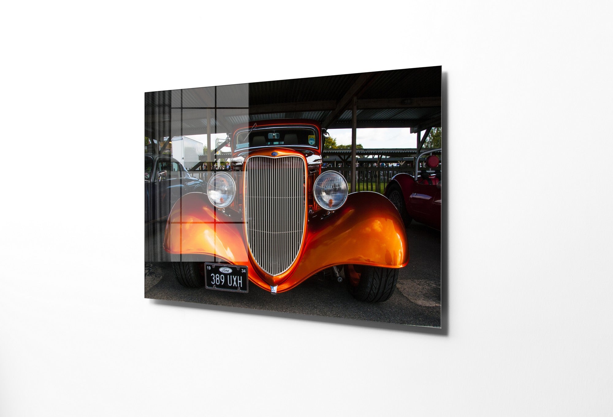 Quadro Decorativo em Vidro Temperado Multicolor 45x65cm - Arte Moderna para Transformar o Seu Espaço